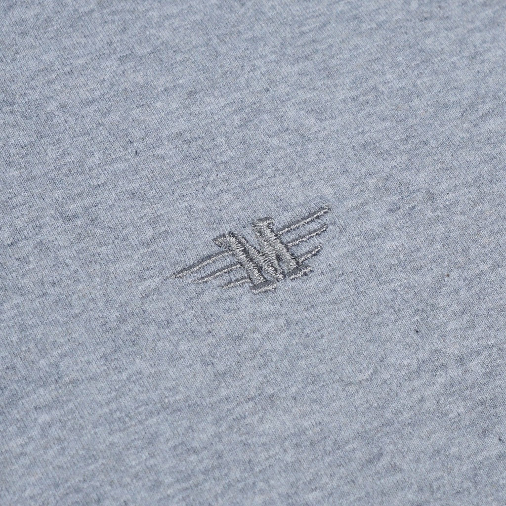 MGee Kaos Polos Pria Lengan Pendek M gee Original Caiden Grey 1