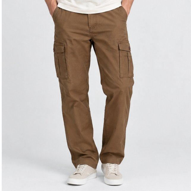 MGee Celana Kargo Panjang Pria Outdoor Cargo Pant GREG-S C002 Light Brown - MGBGBR0027.03F
