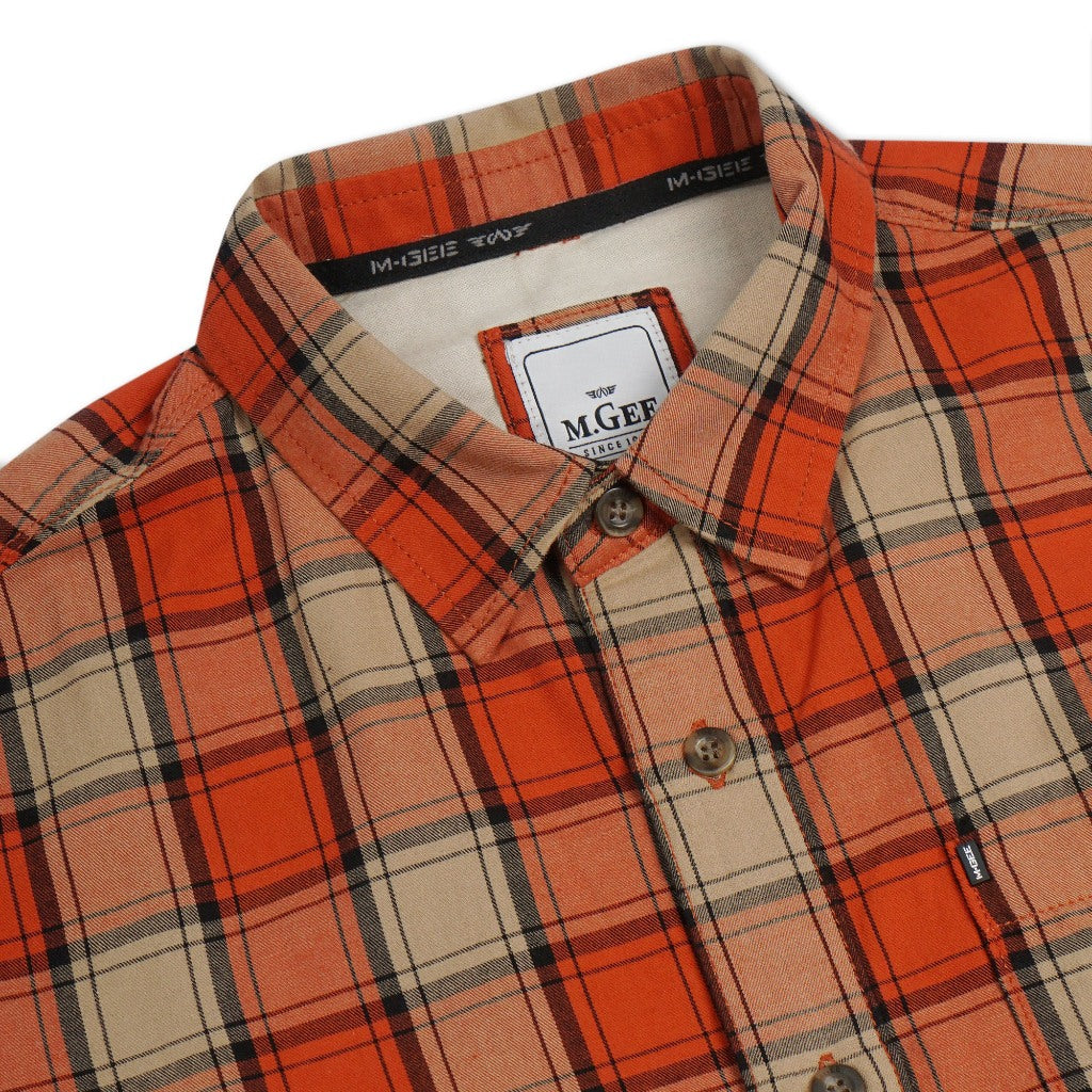 Kemeja Lengan Pendek Alto C143 Orange