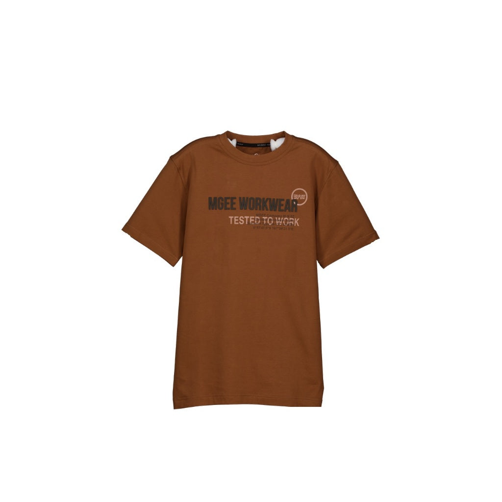 MGee T-Shirt Polos Pria Lengan Pendek OLIVER C124 BROWN - MGAIAR0071P.03A