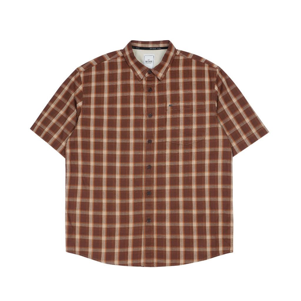 Kemeja Lengan Pendek Alto C162 Brown