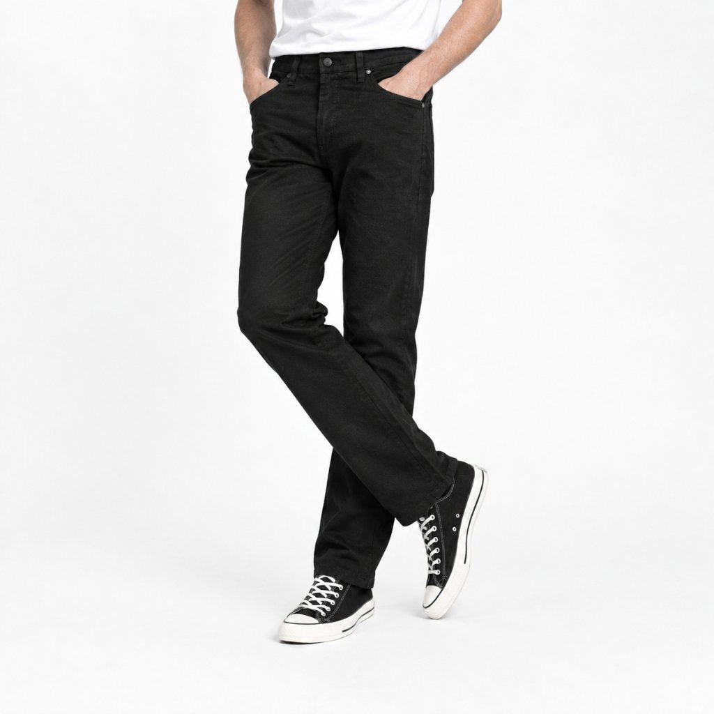 MGee Celana Chino Panjang Pria Chinos M Gee Vincent C016 Black - MGBCBR0008.01A