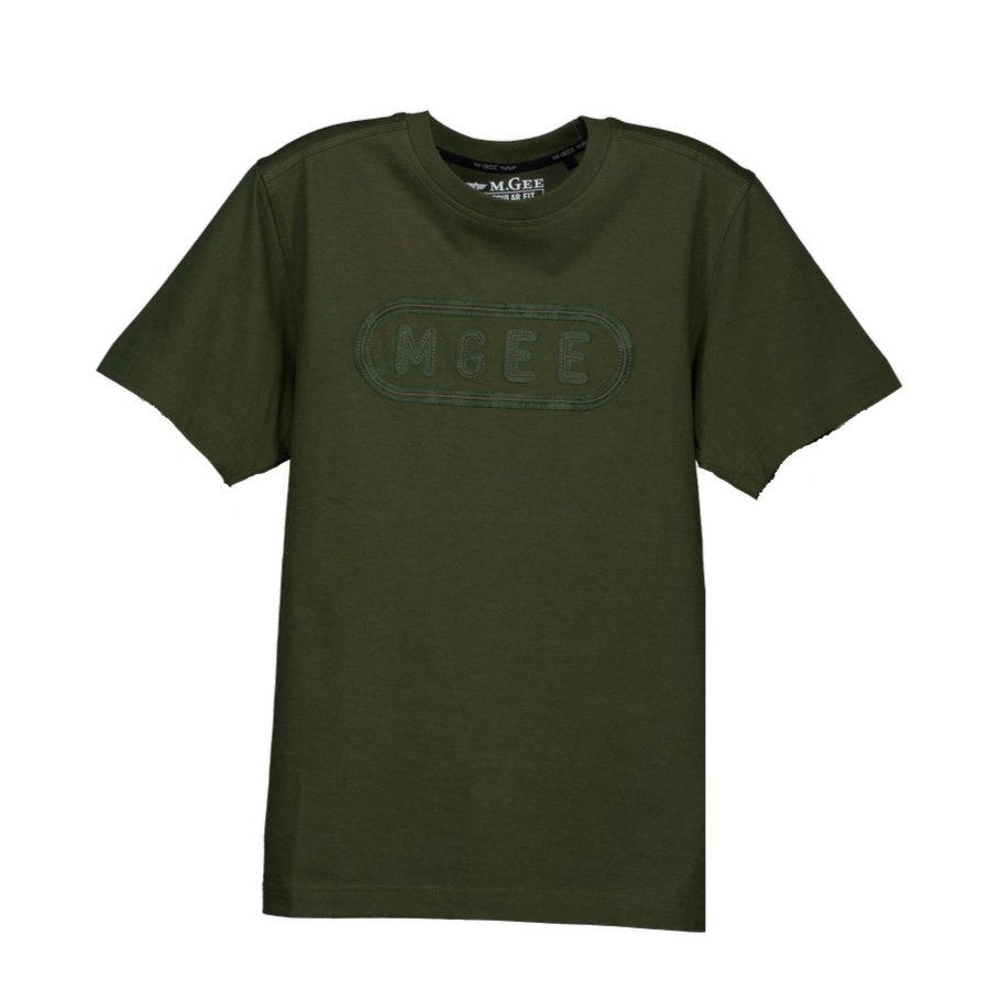 MGee Kaos Pria Lengan Pendek Oliver C104 Green - MGAIAR0067