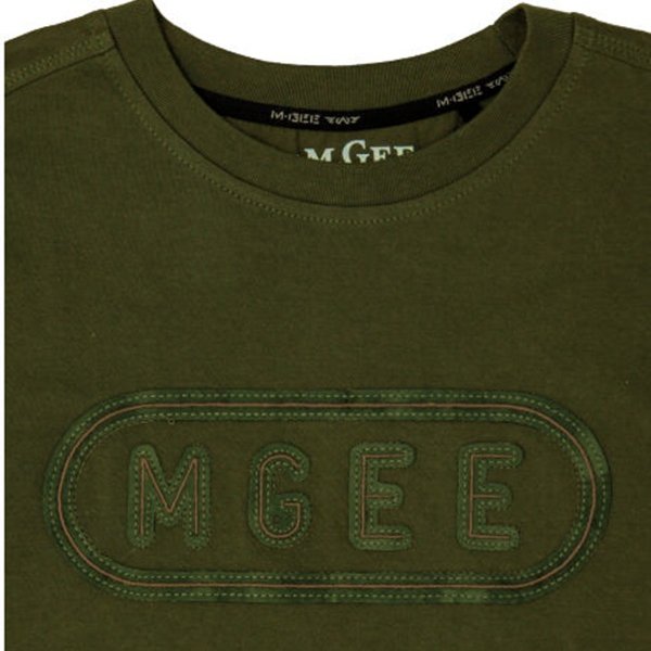 MGee Kaos Pria Lengan Pendek Oliver C104 Green - MGAIAR0067