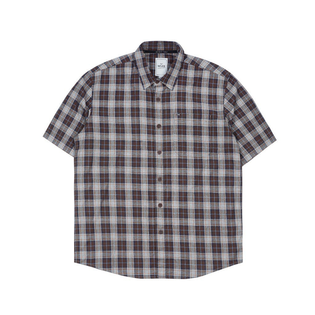Kemeja Lengan Pendek ALTO C157 Brown