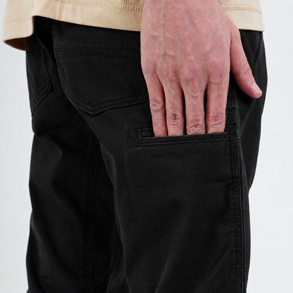 MGee Celana Chino Panjang Pria Chinos M Gee Vincent C017 Black - MGBCBR0006.01A