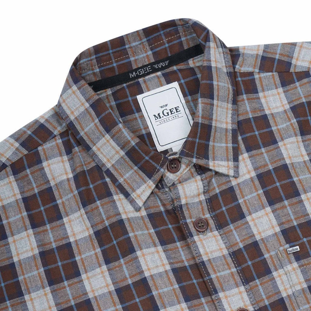 Kemeja Lengan Pendek ALTO C157 Brown