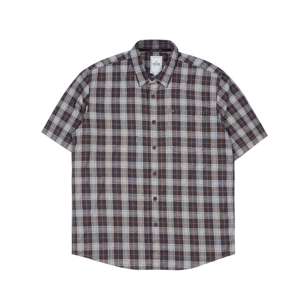 Kemeja Lengan Pendek ALTO C157 Brown