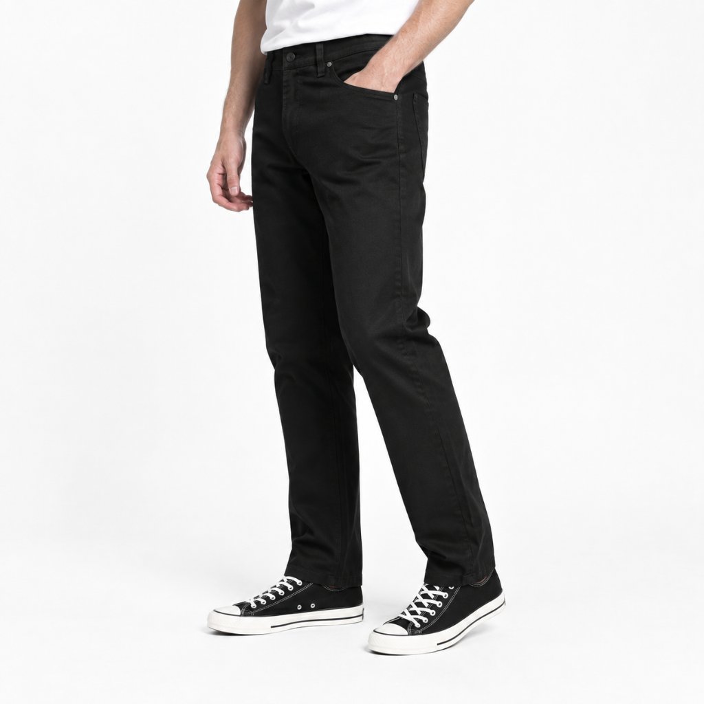 MGee Celana Chino Panjang Pria Chinos M Gee Vincent C016 Black - MGBCBR0008.01A