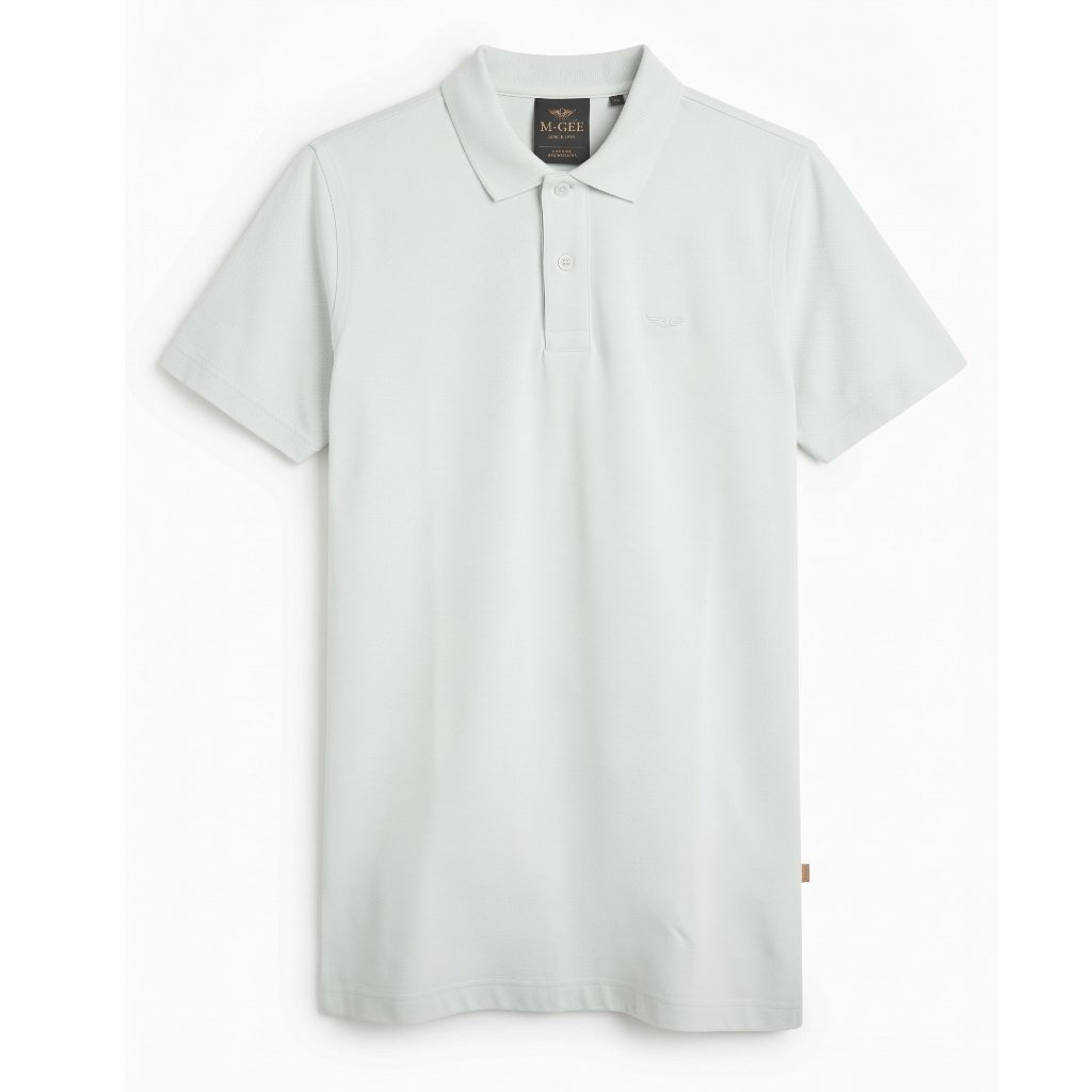 M.Gee Kaos Polo Wanky Pria Lengan Pendek Mgee MARK - MGAPAR0051 Grey