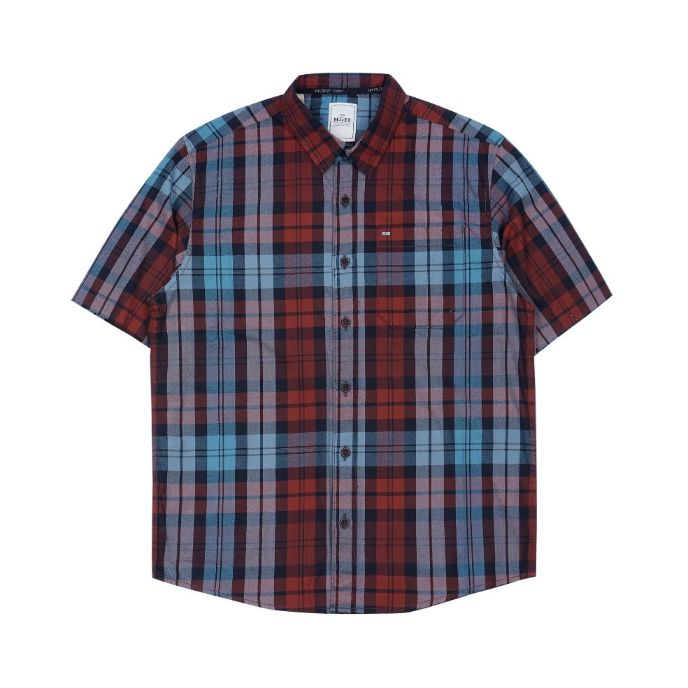 Kemeja Lengan Pendek ALTO C156 Blue