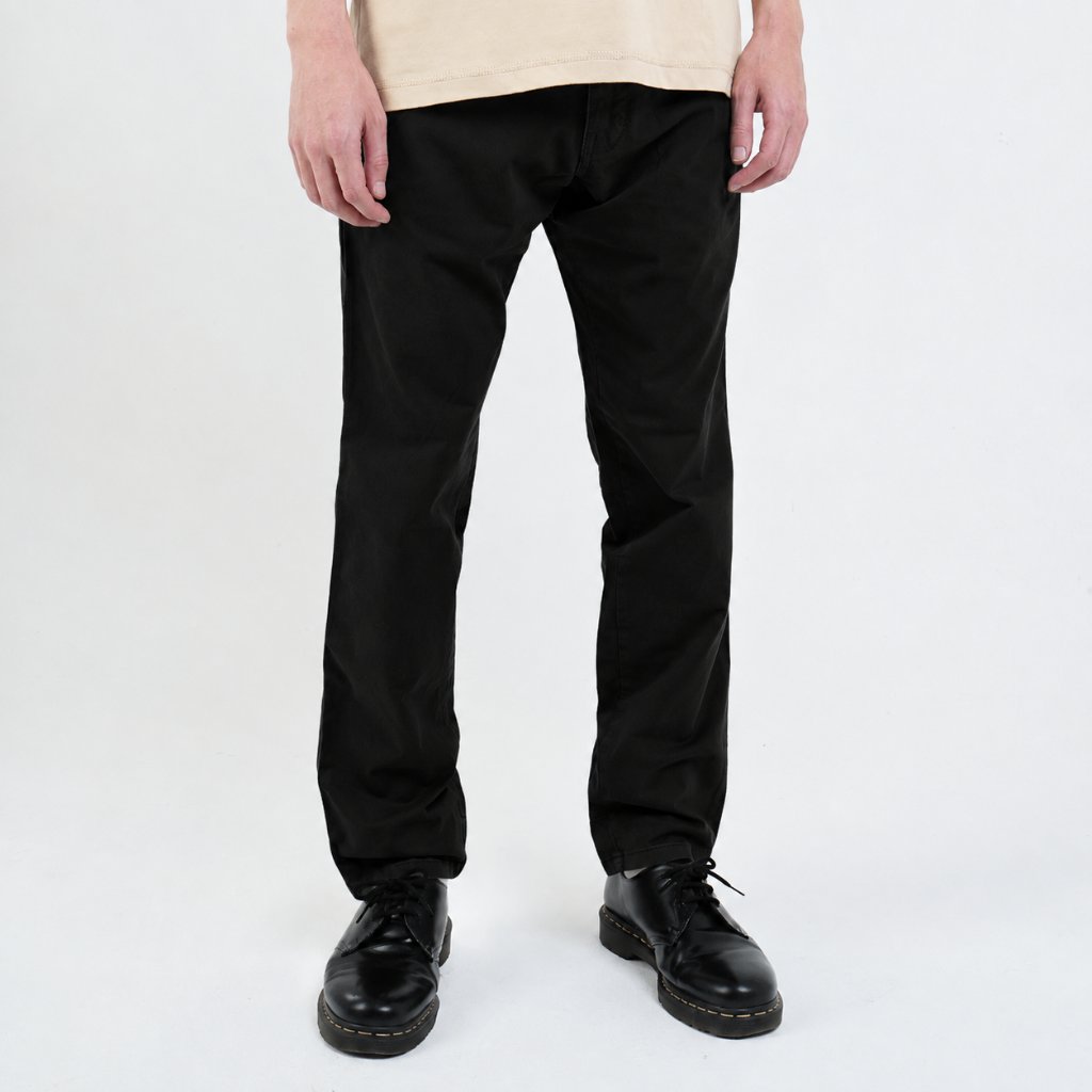 MGee Celana Chino Panjang Pria Chinos M Gee Vincent C017 Black - MGBCBR0006.01A