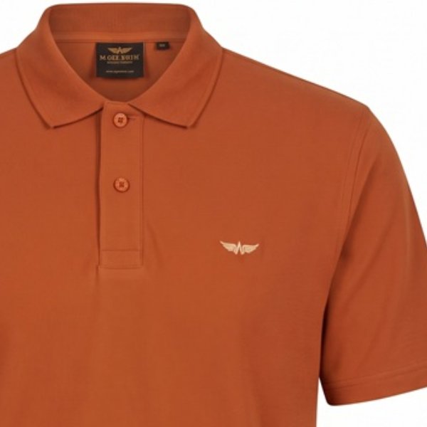 M.Gee Kaos Polo Wanky Pria Lengan Pendek Mgee MARK - MGAPAR0055 Brown