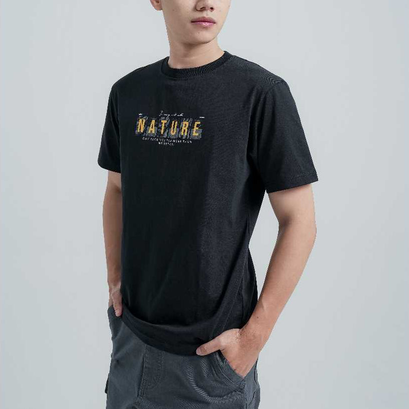 Kaos Pria T-Shirt OASIS Black
