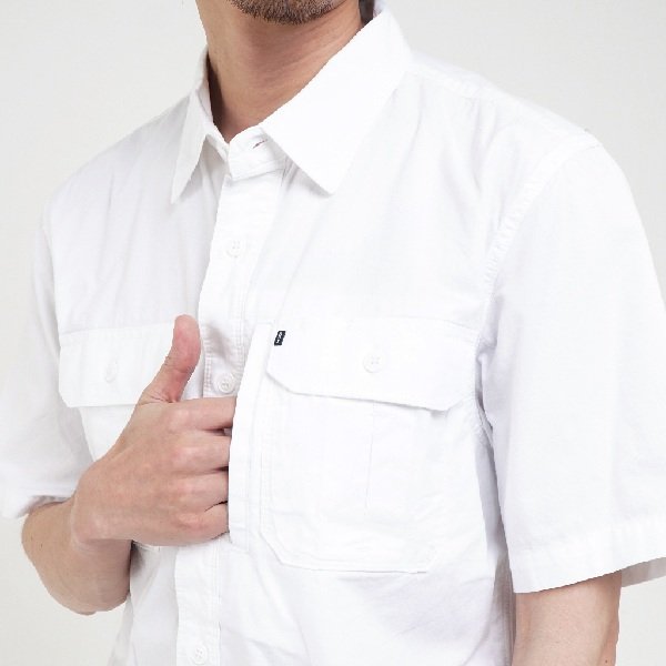MGee Kemeja Pria Outdoor Lengan Pendek Putih Shirt RANGER - MGAKAR0513