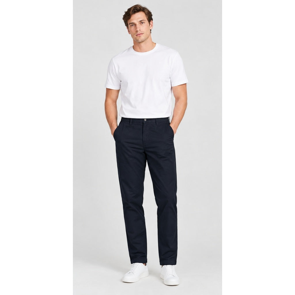 MGee Celana Chino Panjang Pria Chinos Regular Pant FORZA C039 DARK NAVY - MGBUBR0042 02H