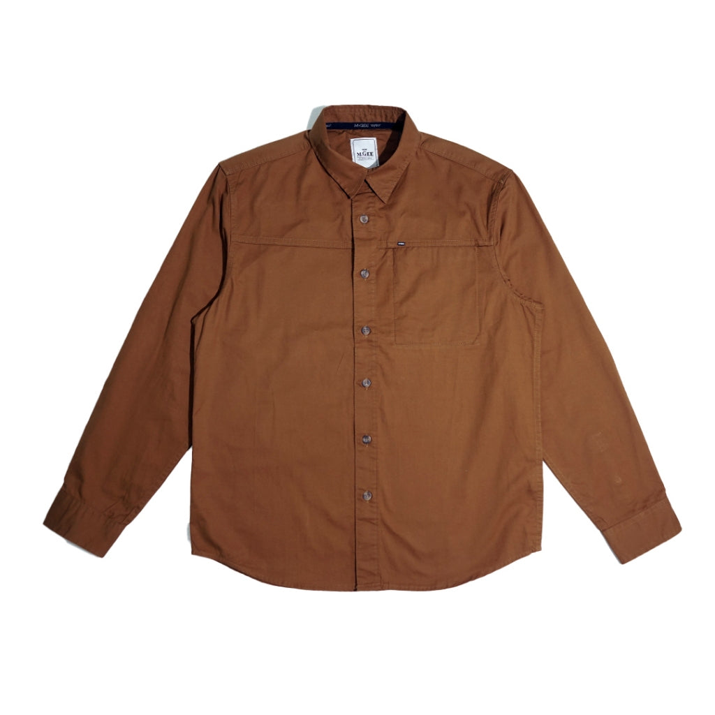 Shirt Long Sleeve Texas C010 Light Brown