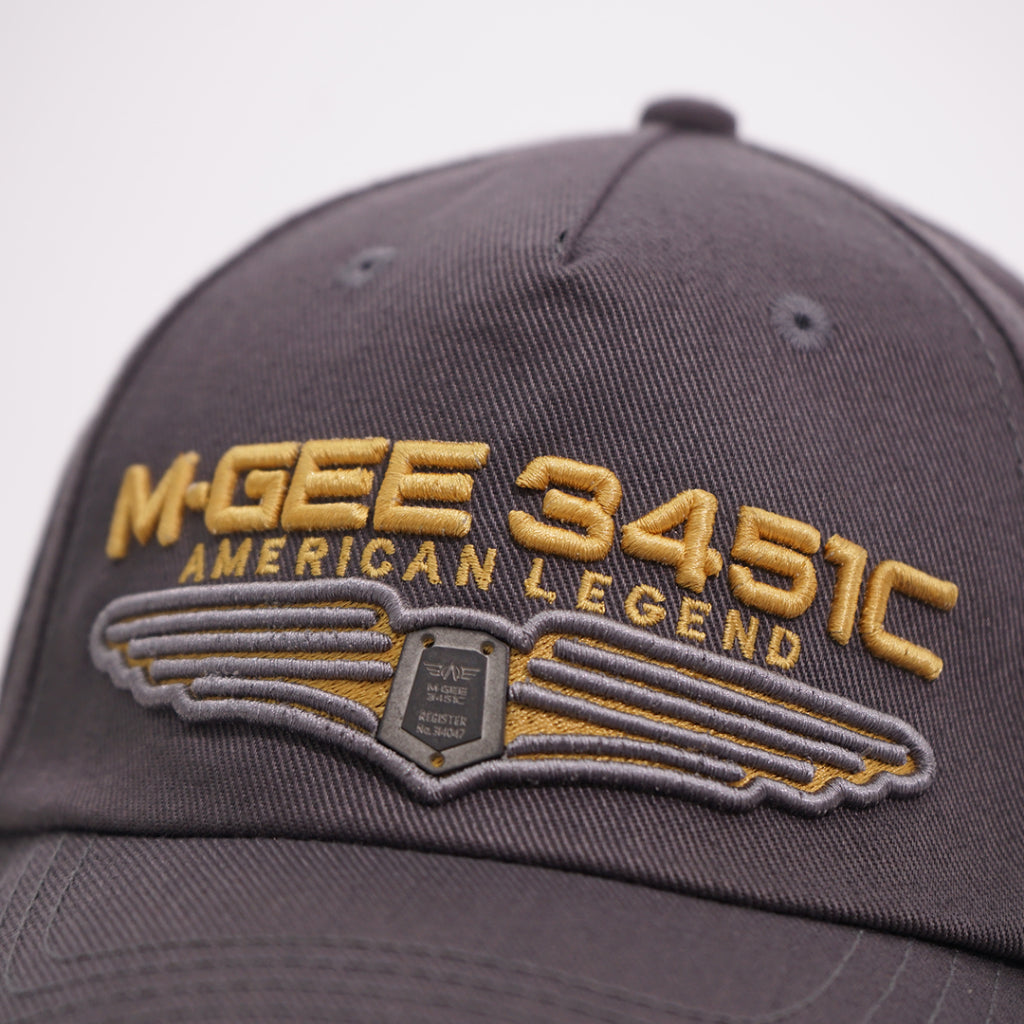 Topi Cap Casper Grey