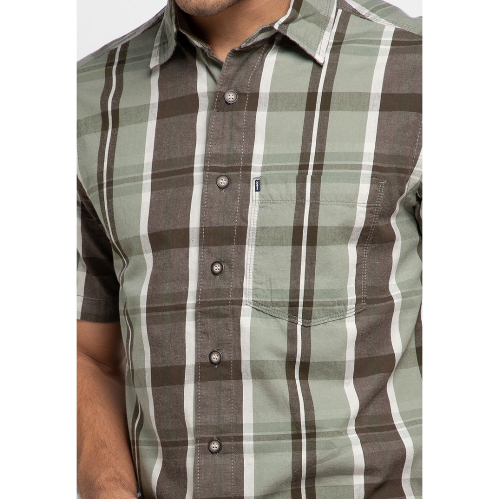 Kemeja Lengan Pendek Alto C070 Green