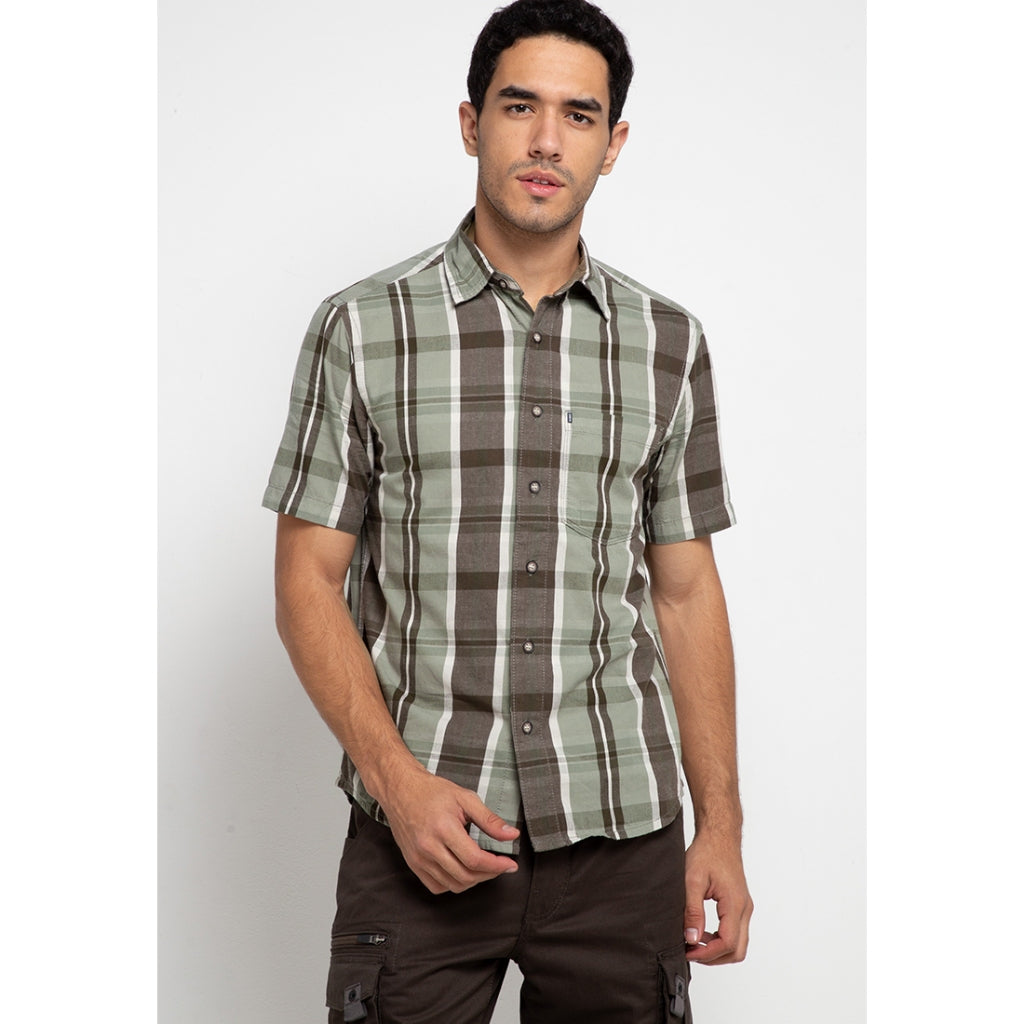 Kemeja Lengan Pendek Alto C070 Green