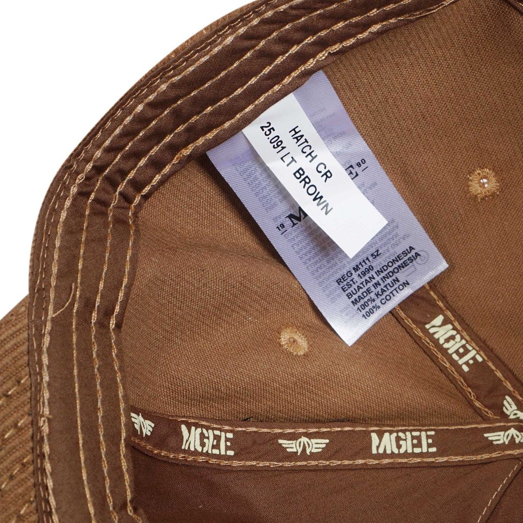 Topi Cap Hatch C092 Brown