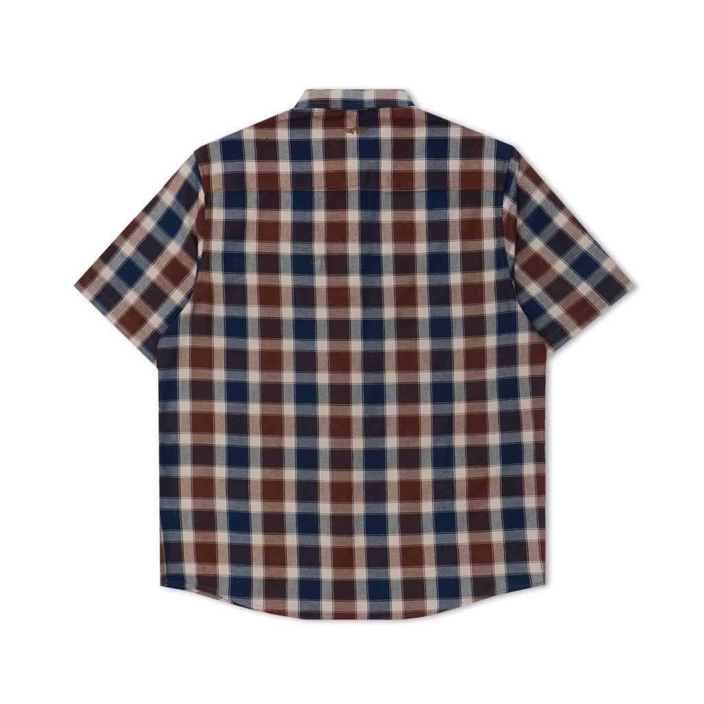 Kemeja Lengan Pendek ALTO C108 Brown