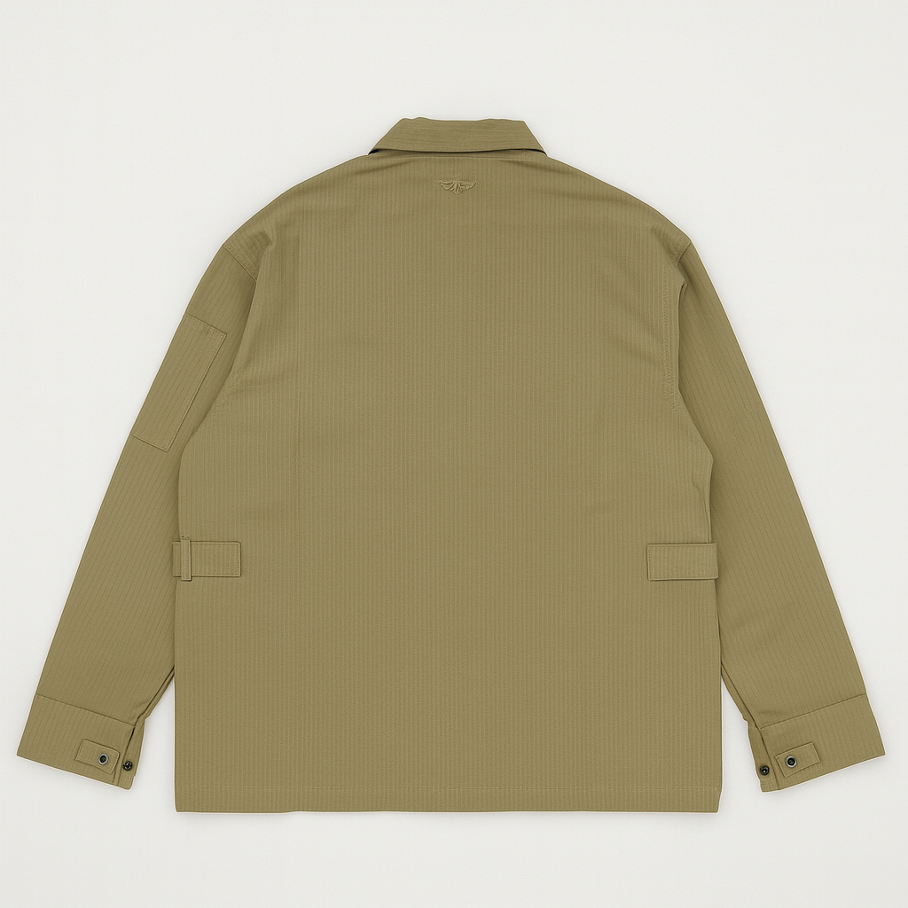 MGee Jaket Pria Tebal Hitam Jumbo Dewasa Mgee Parka C011 Cream