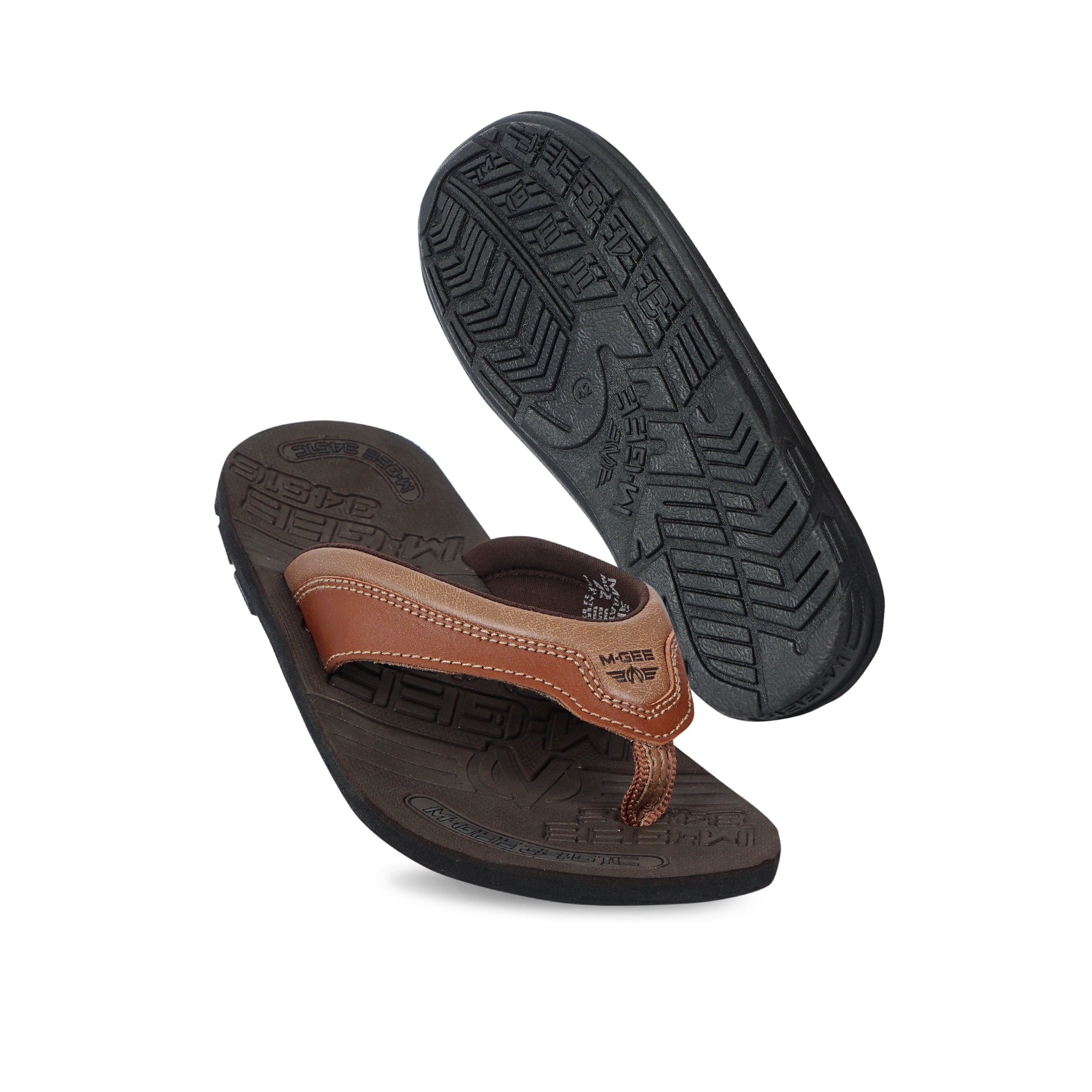 M.Gee Sandal Pria Sendal Casual Mgee Original MG-AVIATOR 2 Coklat