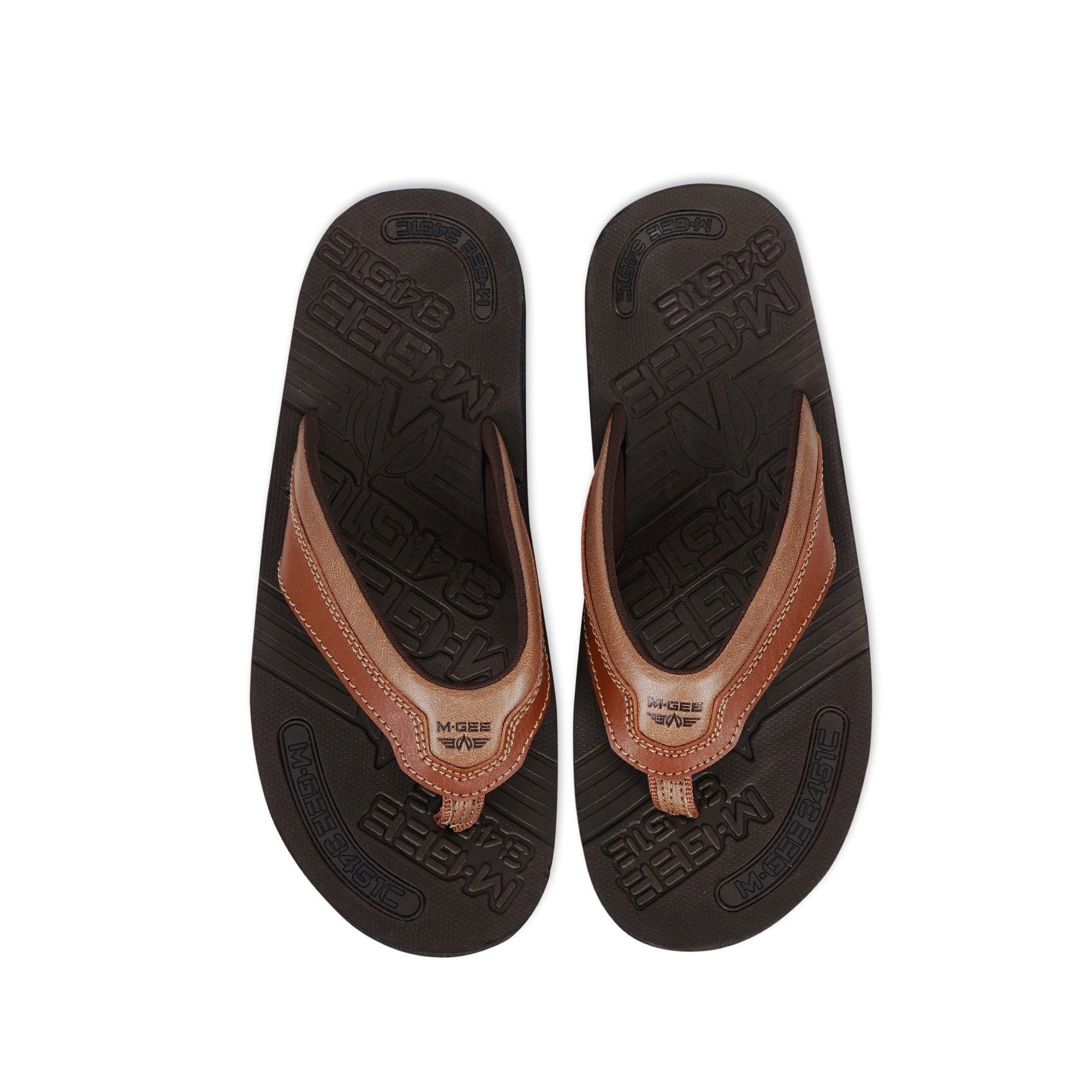 M.Gee Sandal Pria Sendal Casual Mgee Original MG-AVIATOR 2 Coklat