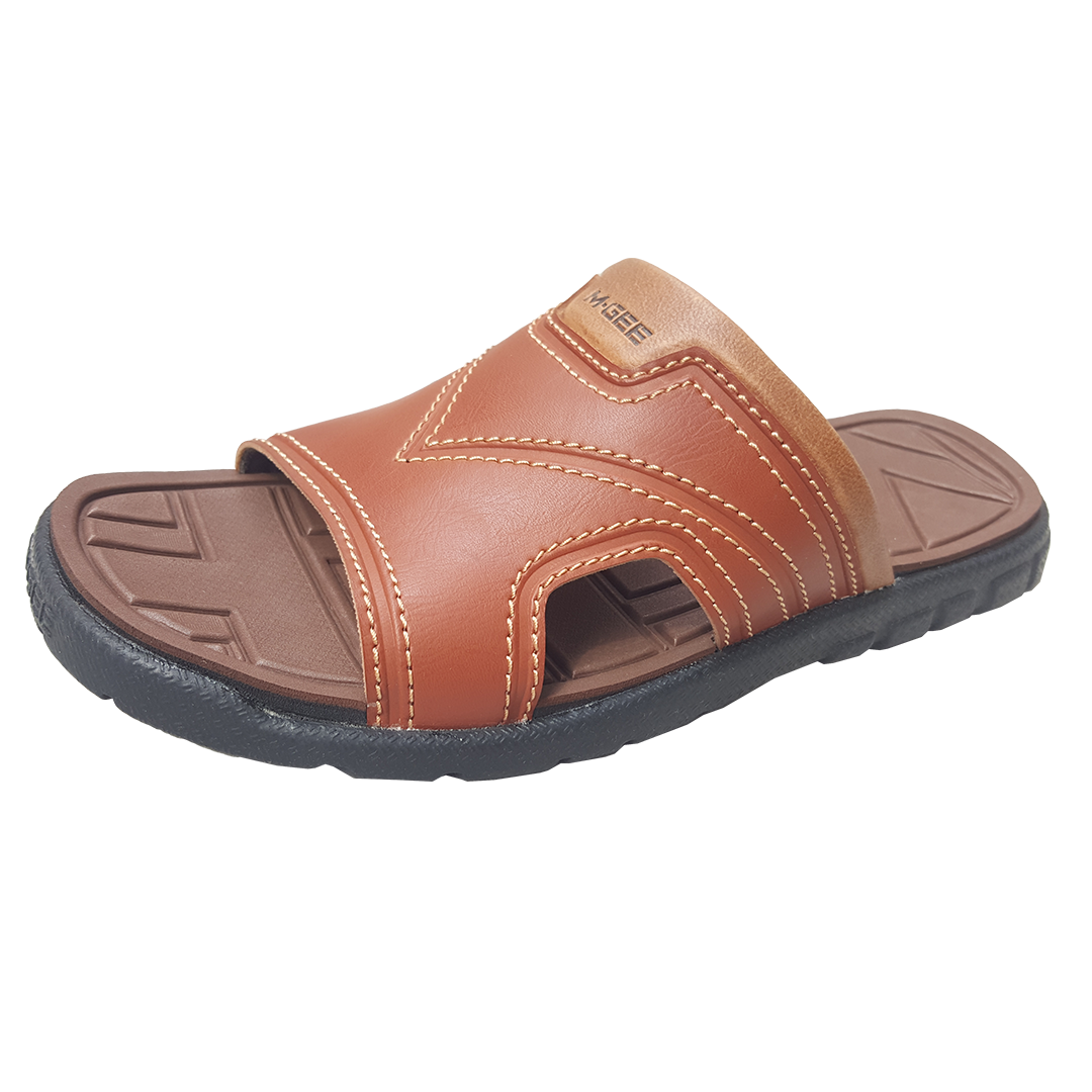 M.Gee Sandal Pria Sendal Casual Mgee Original MG-CAKRA Coklat