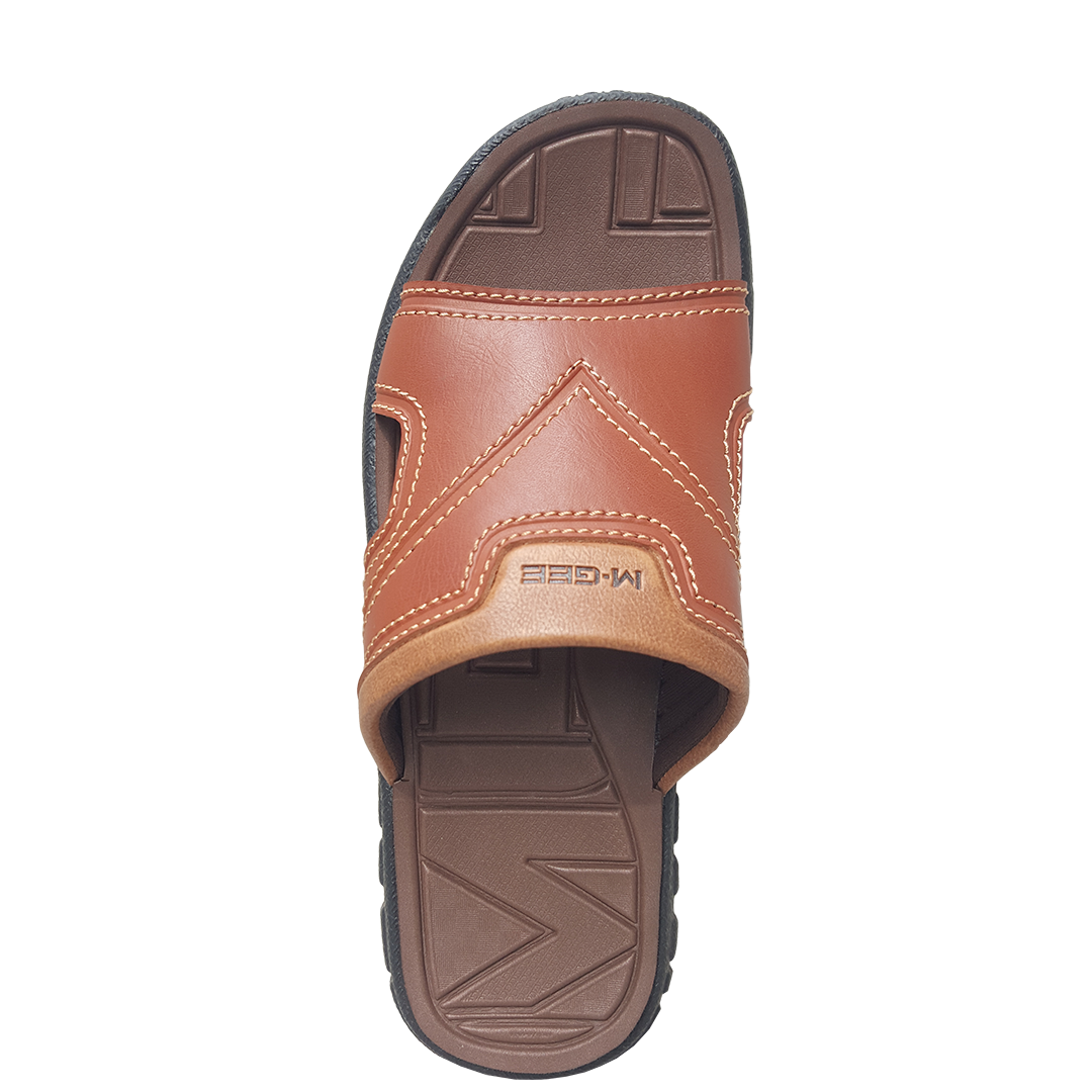 M.Gee Sandal Pria Sendal Casual Mgee Original MG-CAKRA Coklat