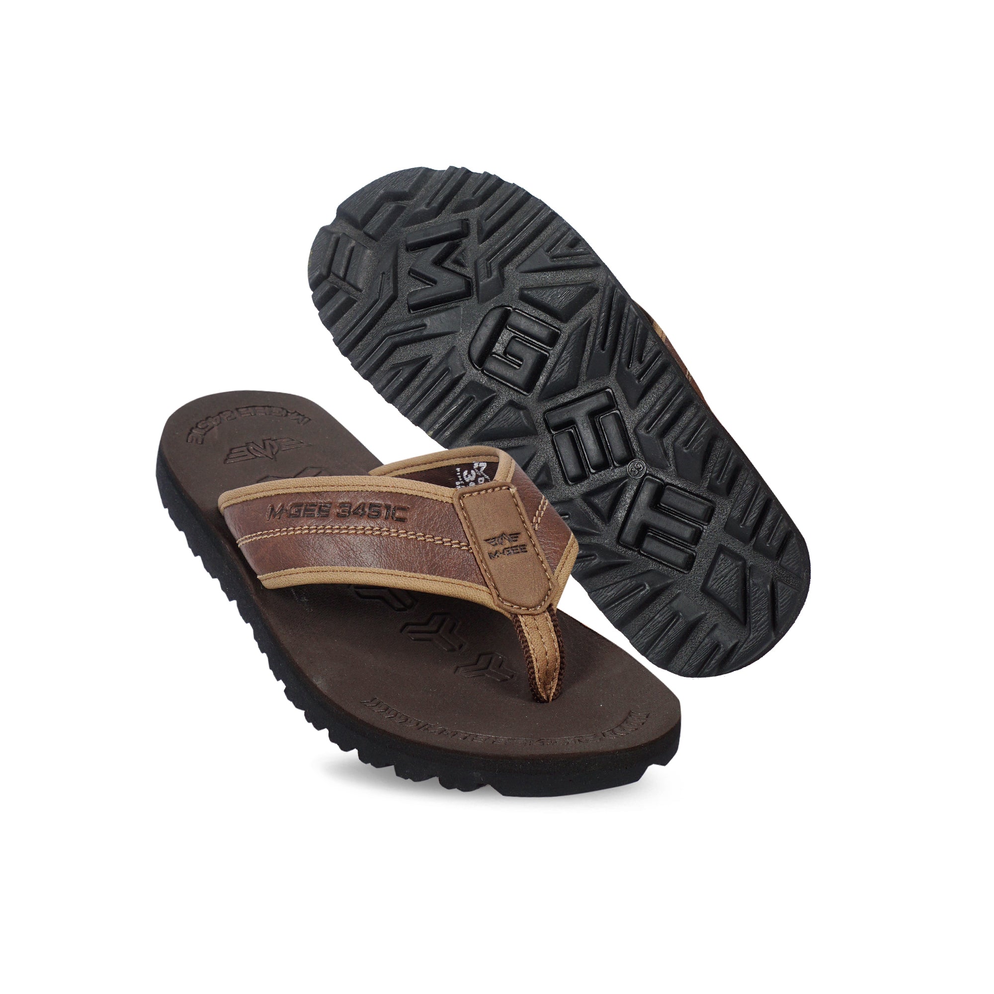 M.Gee Sandal Pria Sendal Casual Mgee Original MG-DAYTONA 2 Coklat