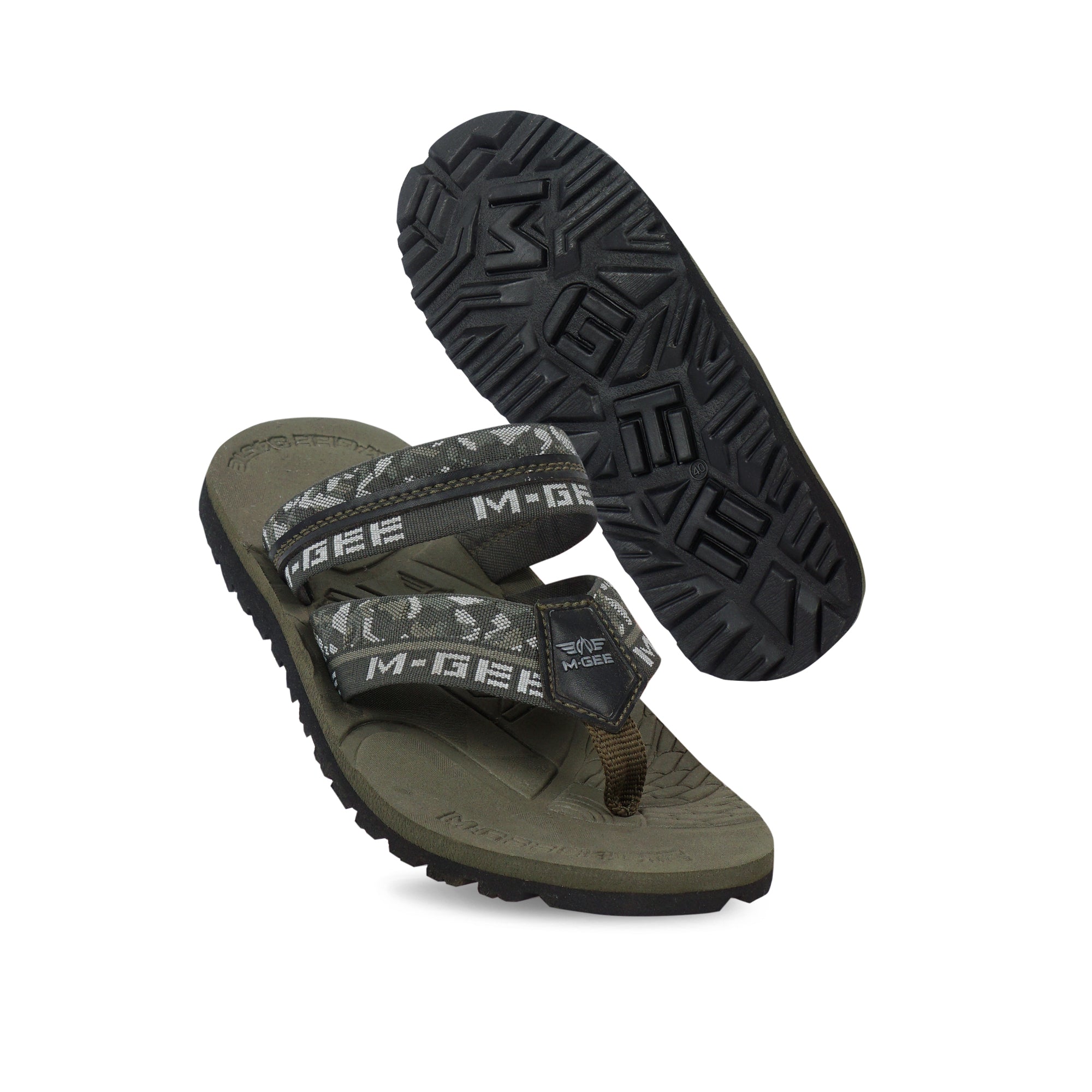 M.Gee Sandal Pria Sendal Casual Mgee Original MG-KAHLUA Army