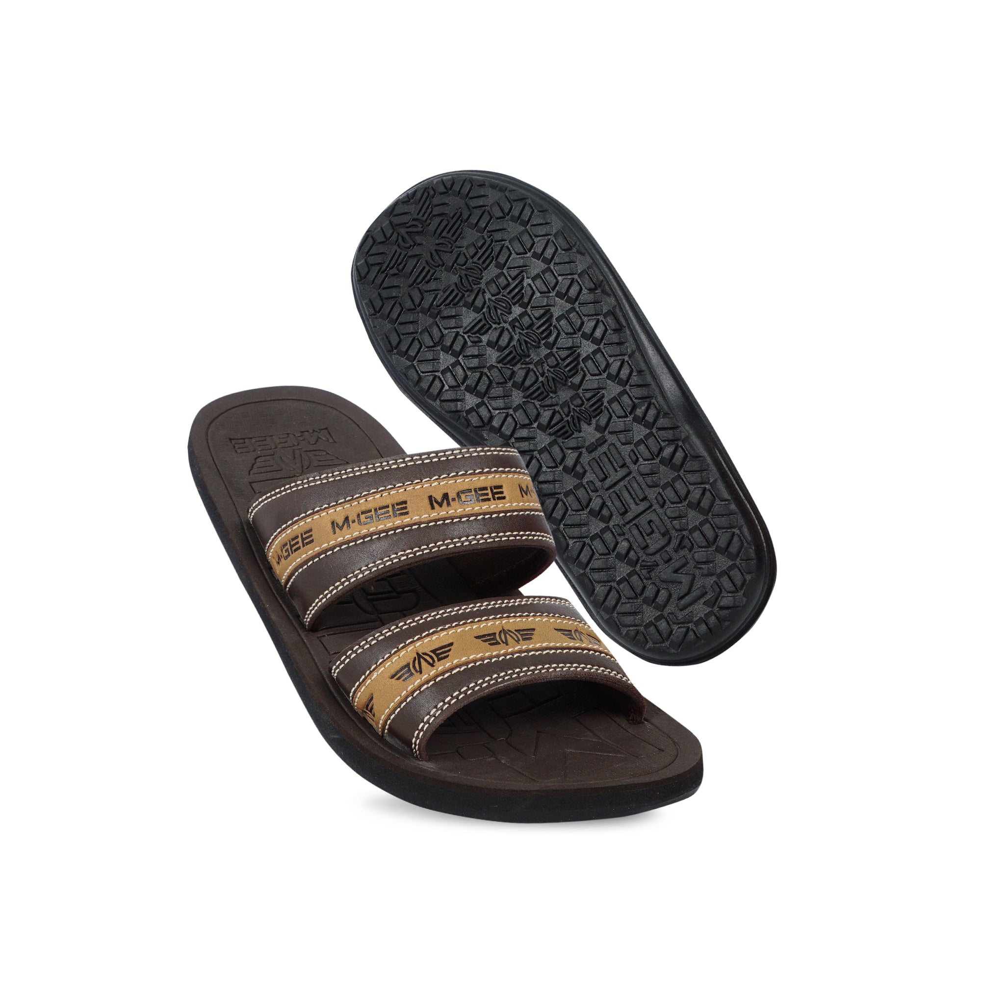 M.Gee Sandal Pria Sendal Casual Mgee Original MG-NAKULA Coklat