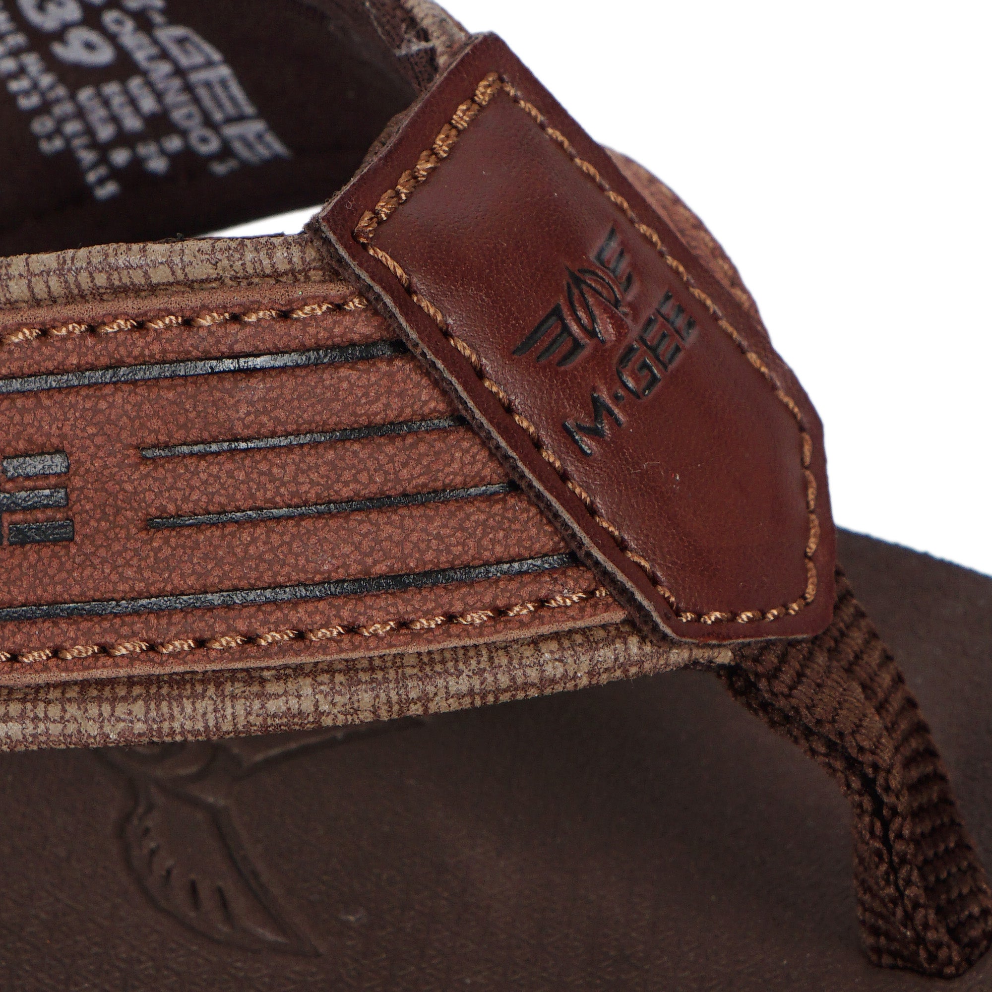 M.Gee Sandal Pria Sendal Casual Mgee Original MG-ORLANDO COKLAT