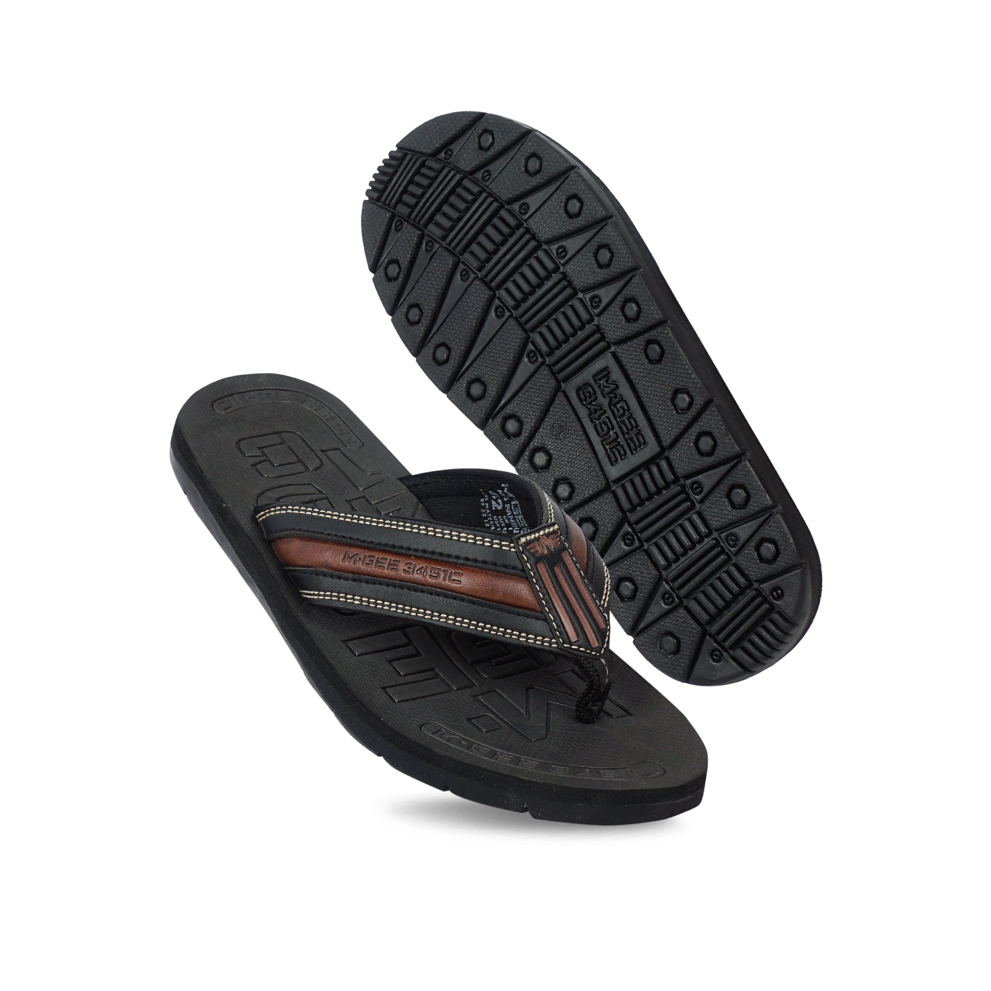 M.Gee Sandal Pria Sendal Casual Mgee Original MG-PANDU Hitam