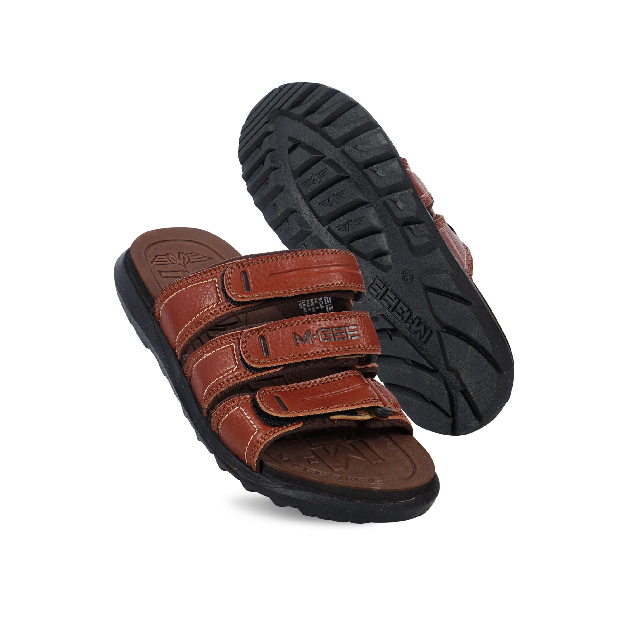 M.Gee Sandal Pria Dewasa Sendal Casual Mgee Original MG-TIGGA Coklat