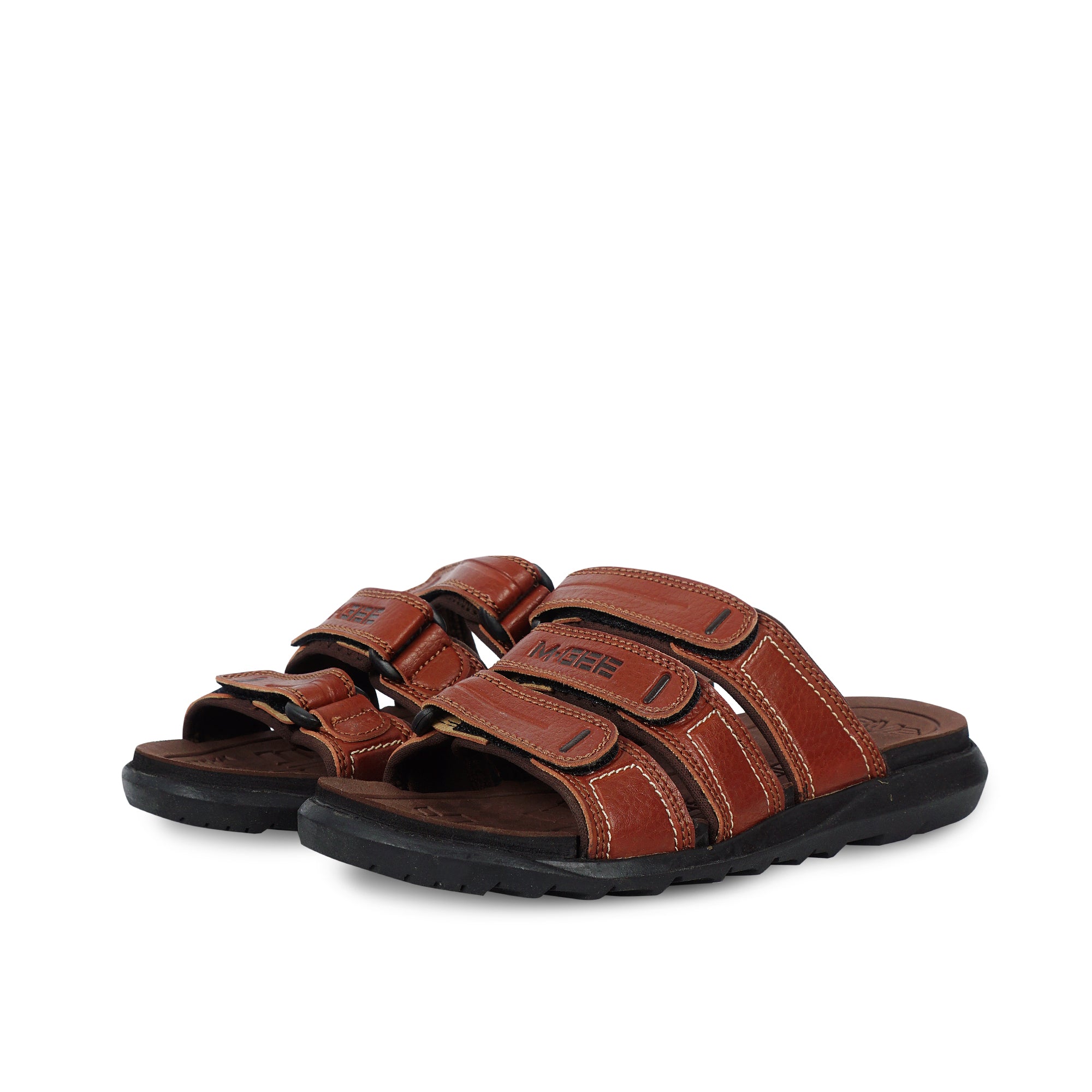 M.Gee Sandal Pria Dewasa Sendal Casual Mgee Original MG-TIGGA Coklat
