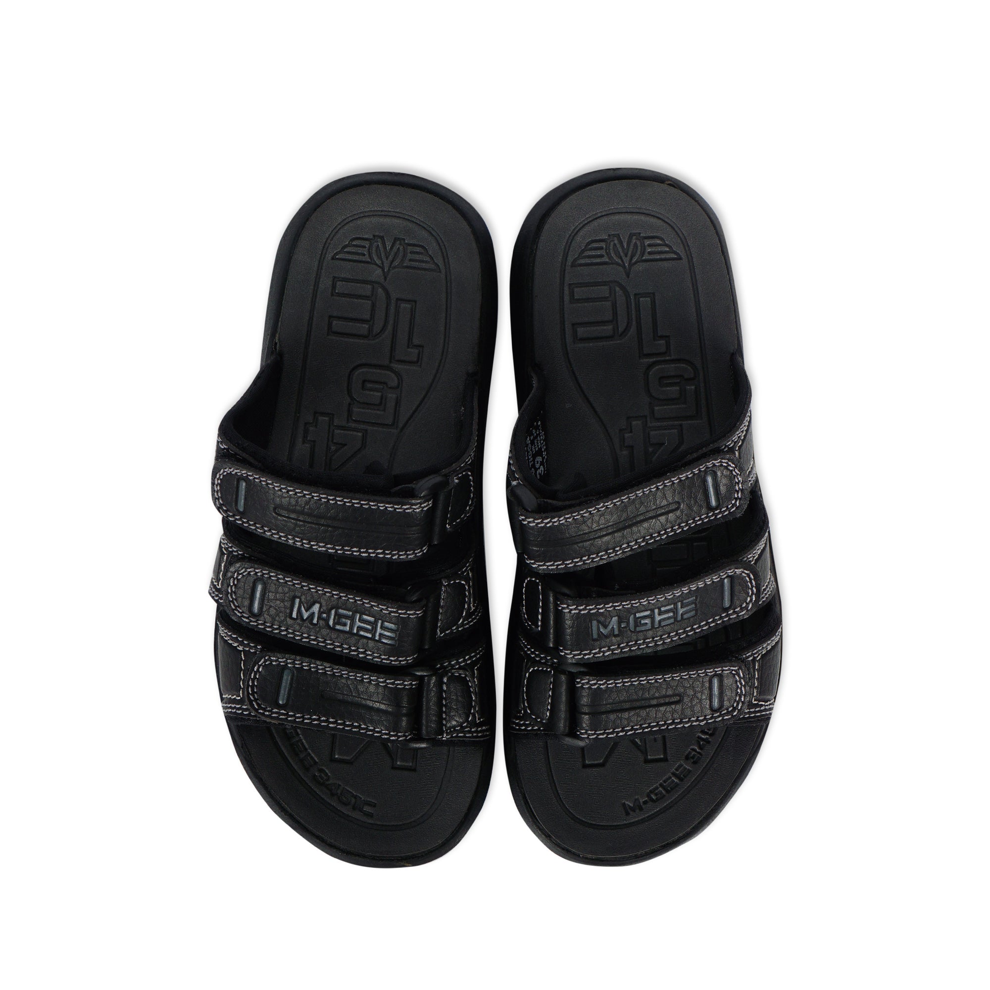 M.Gee Sandal Pria Dewasa Sendal Casual Mgee Original MG-TIGGA Hitam