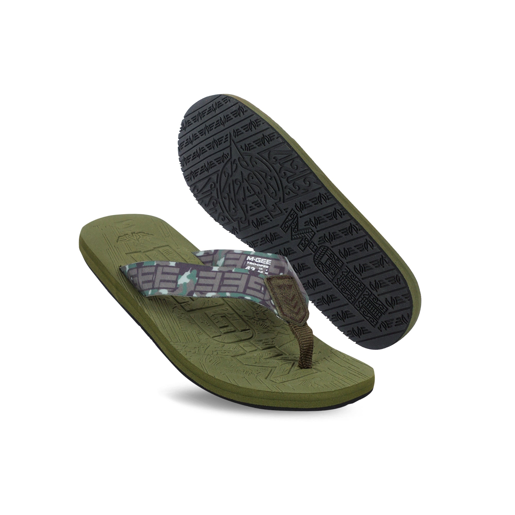 M.Gee Sandal Pria Sendal Casual Mgee Original MG-TROOPER ARMY