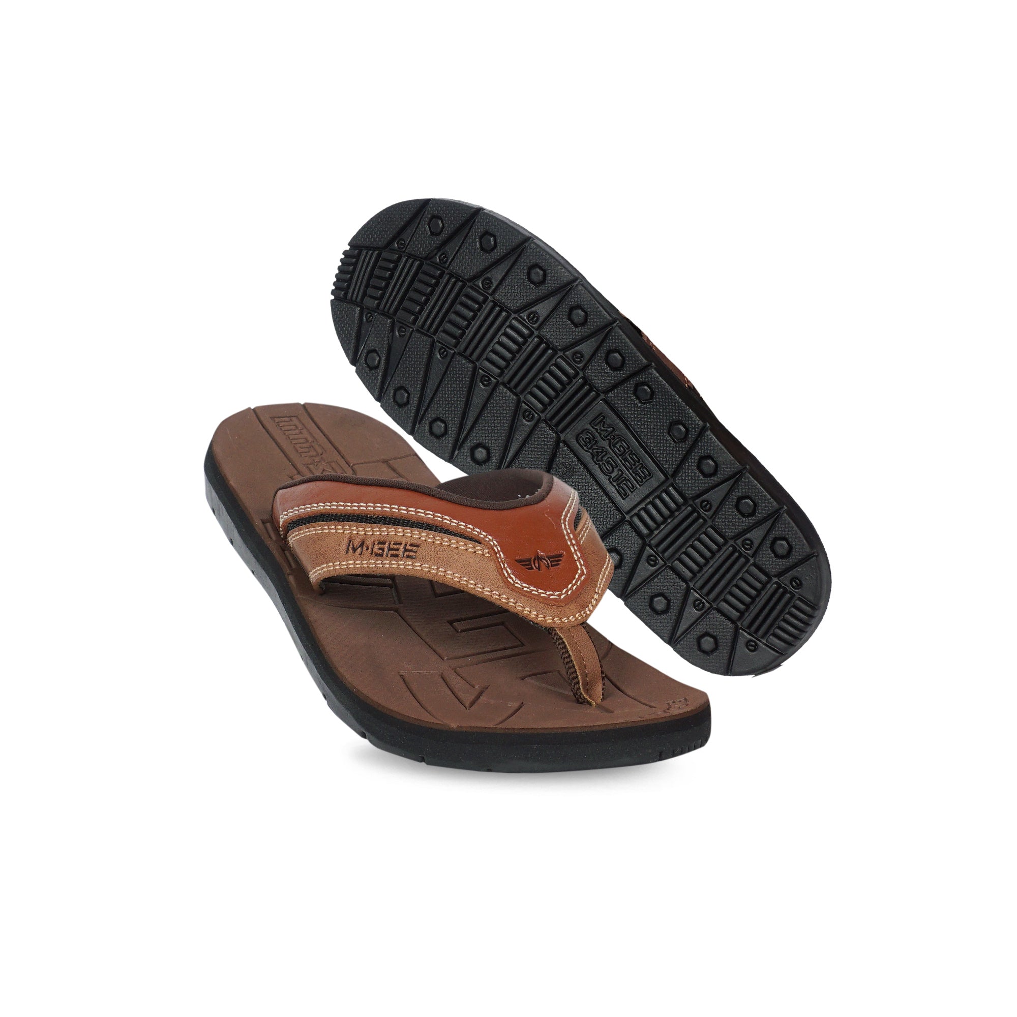 M.Gee Sandal Pria Sendal Casual Mgee Original MG-BIRAWA Coklat