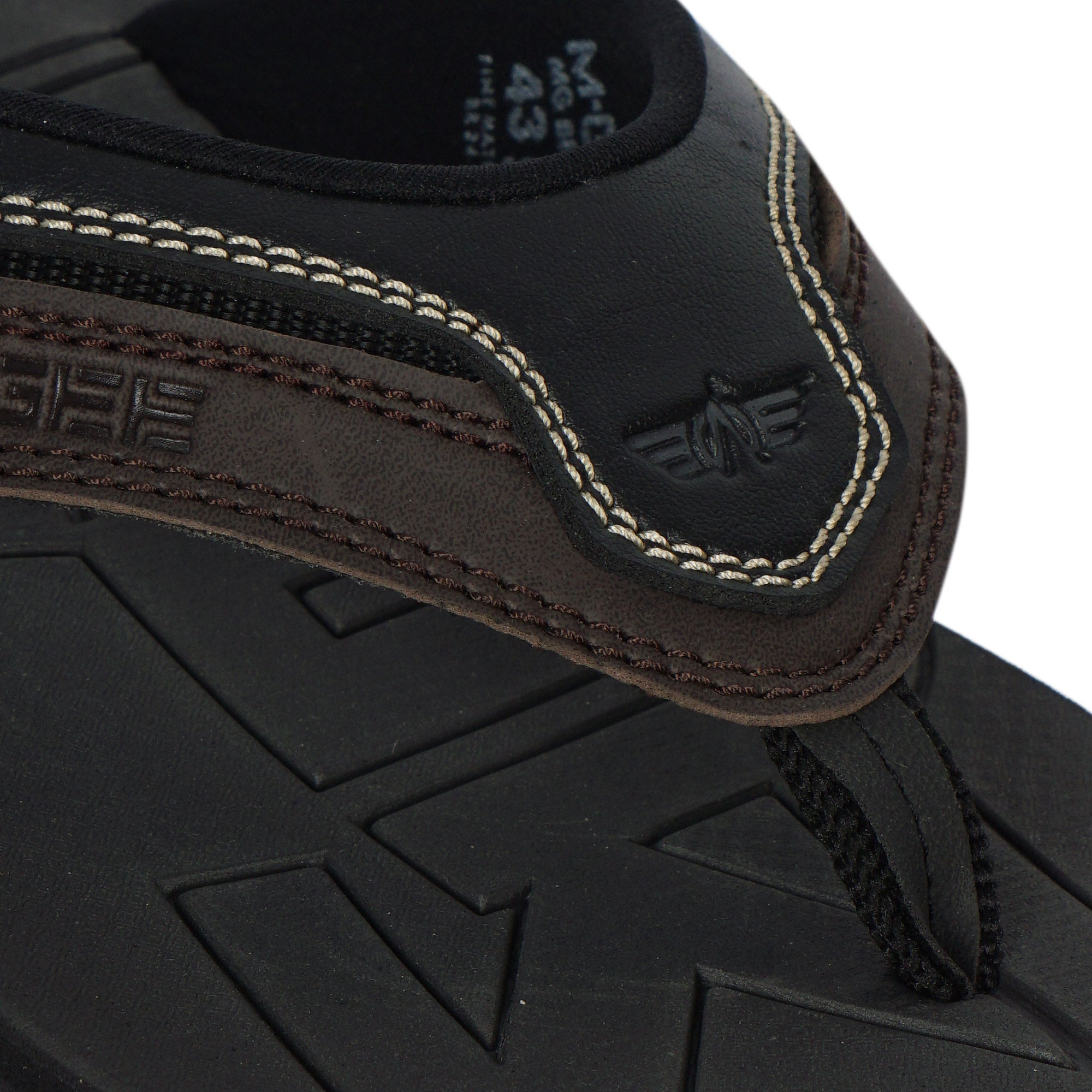 M.Gee Sandal Pria Sendal Casual Mgee Original MG-BIRAWA Hitam