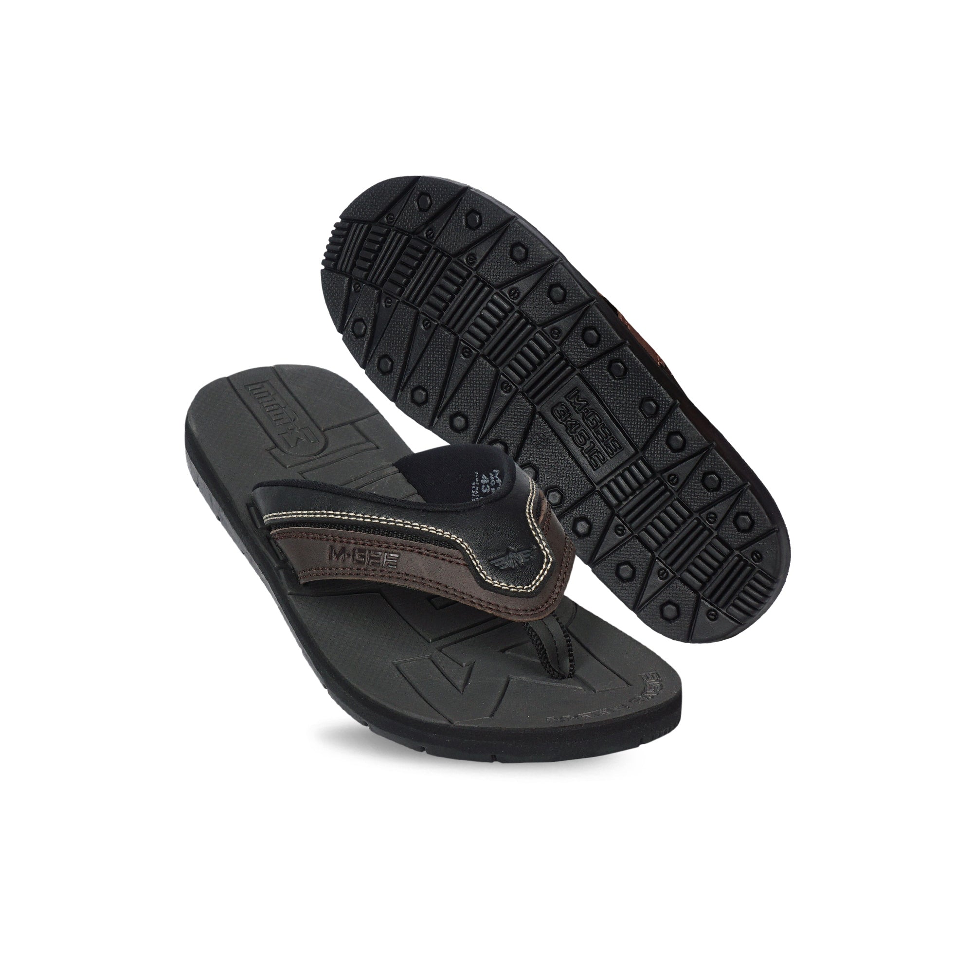 M.Gee Sandal Pria Sendal Casual Mgee Original MG-BIRAWA Hitam
