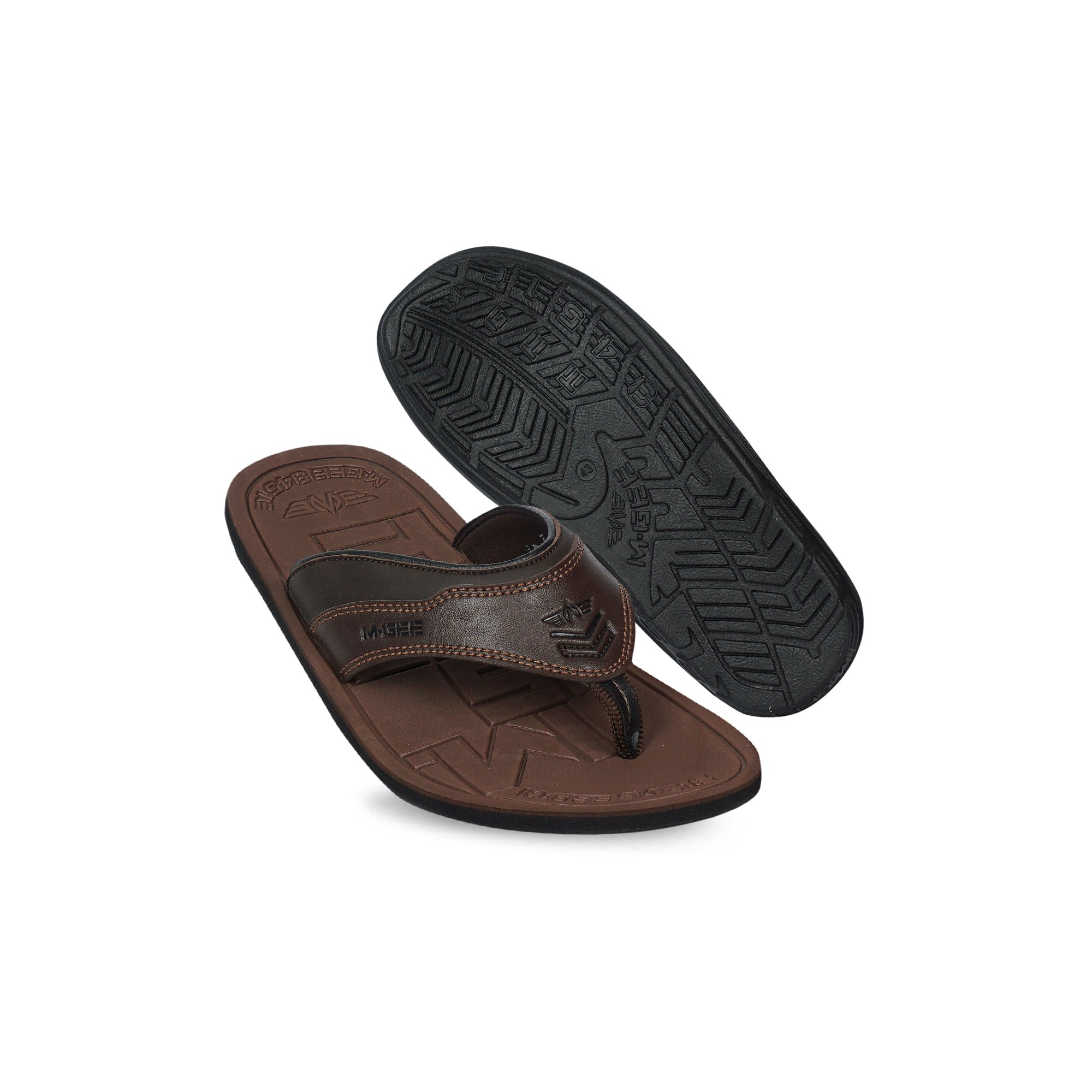 M.Gee Sandal Pria Dewasa Sendal Casual Mgee Original MG-DELHI Coklat