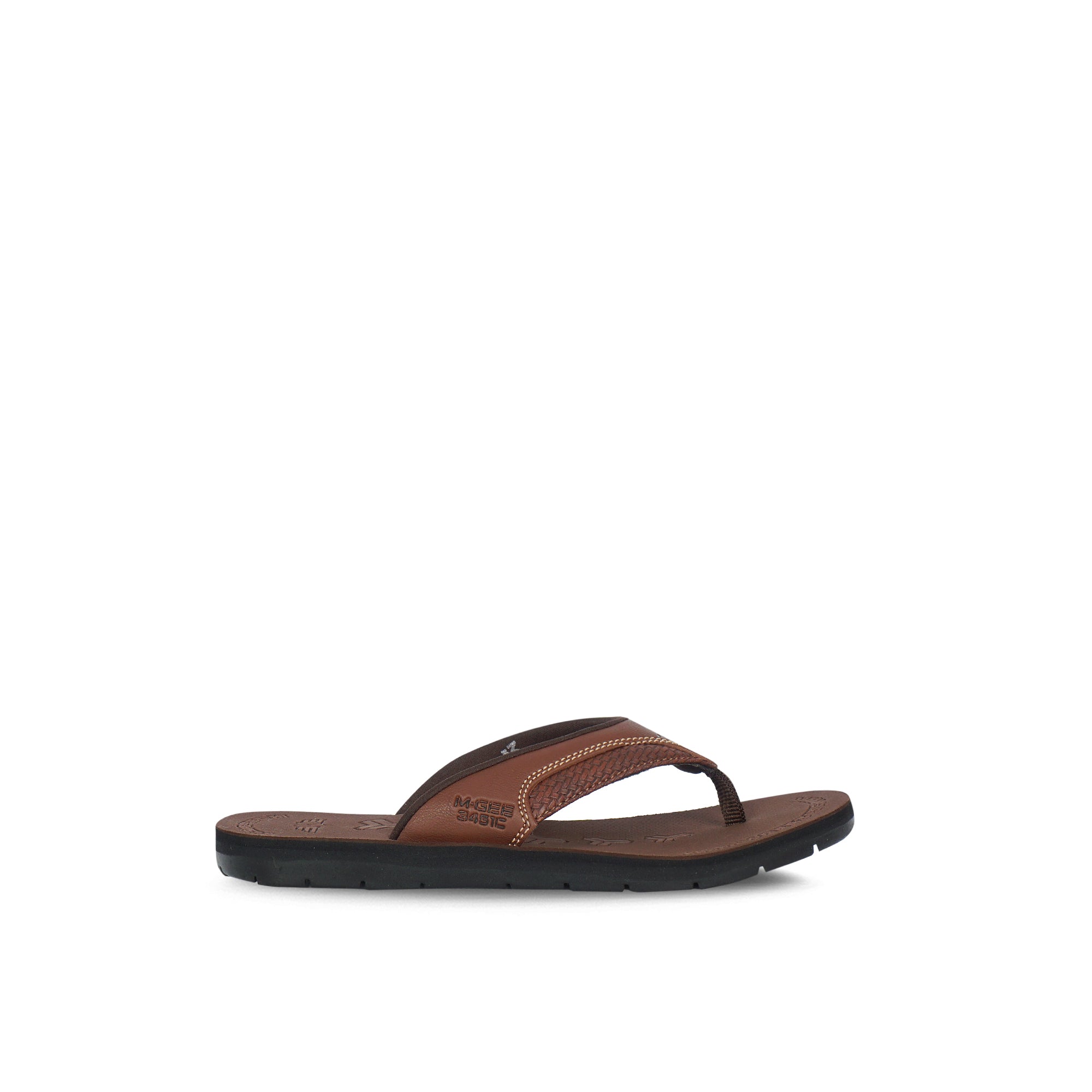 M.Gee Sandal Pria Sendal Casual Mgee Original MG-MONACO Dark Brown