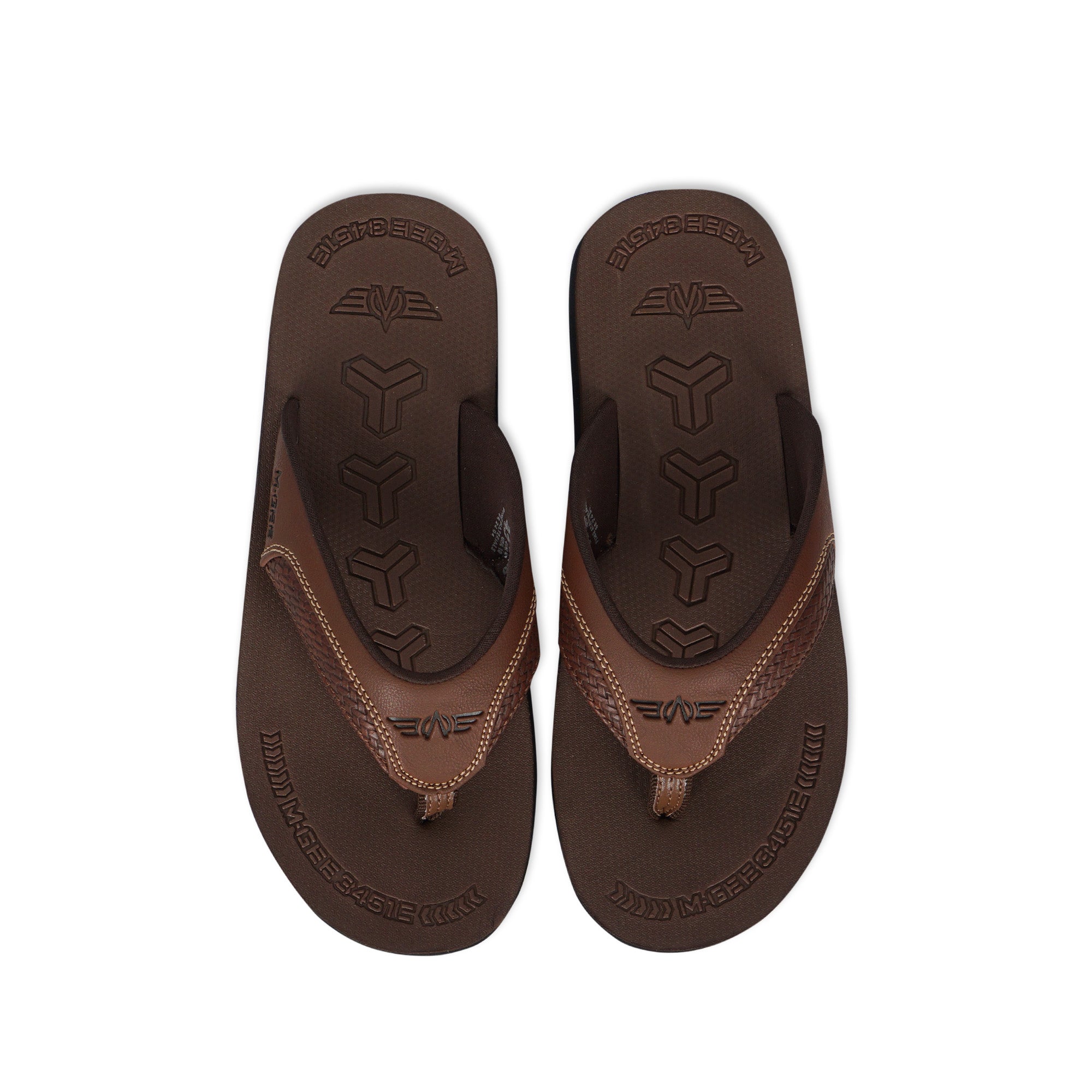 M.Gee Sandal Pria Sendal Casual Mgee Original MG-MONACO Dark Brown