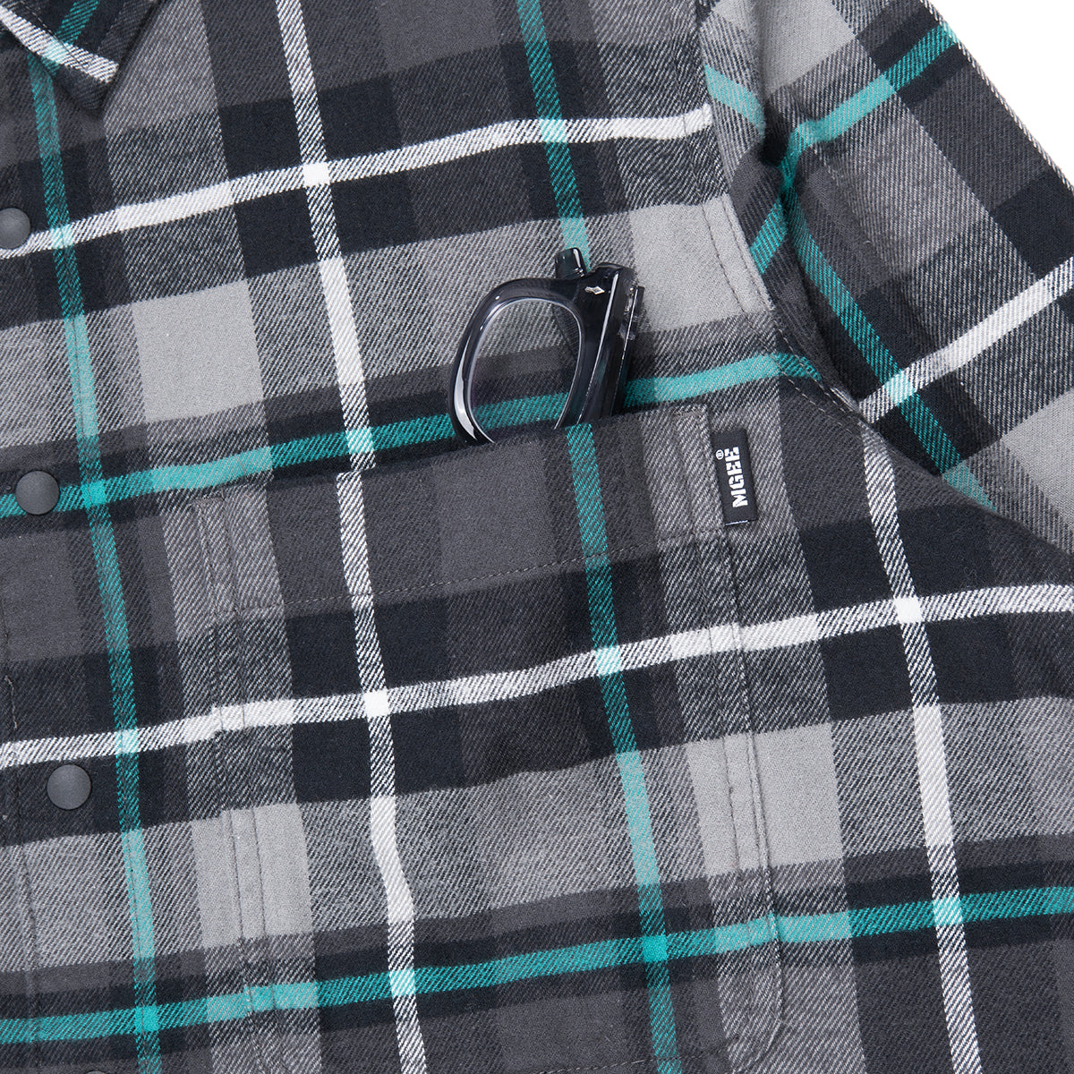 Kemeja Flannel Jazon C001 Black