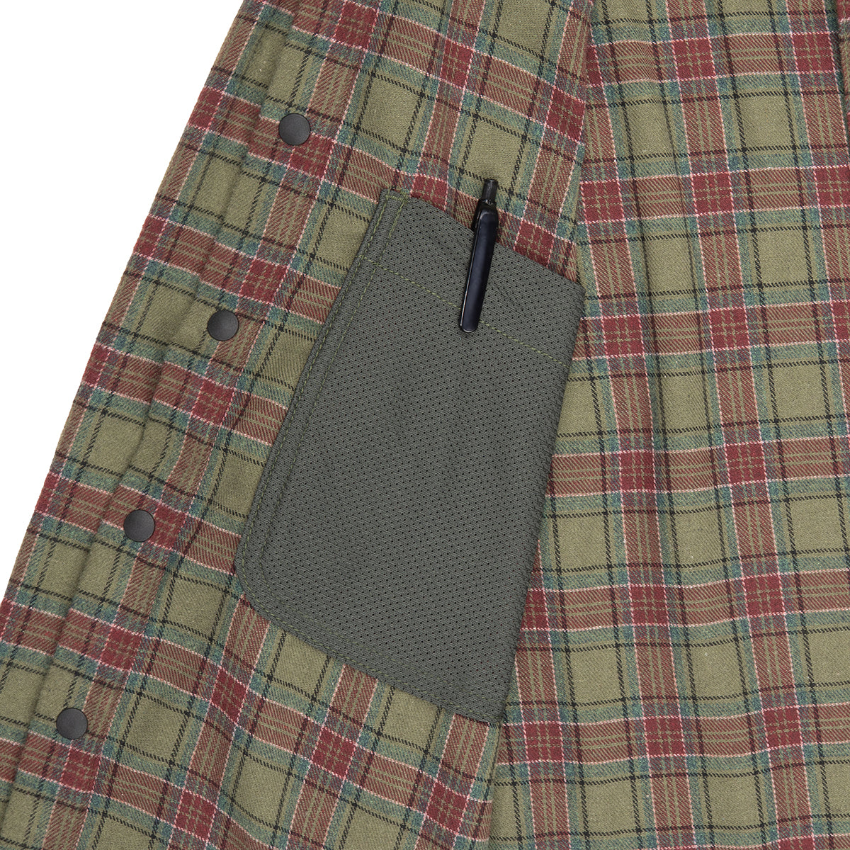 MGee Kemeja Flanel Pria Motif Kotak Kotak Jazon C001 Green