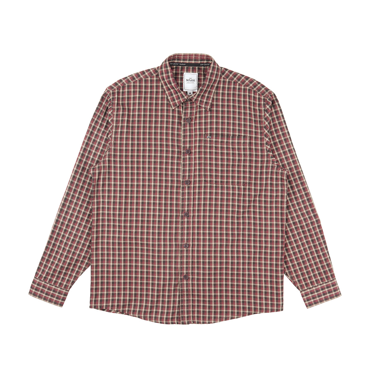 Shirt Long Sleeve Texas C042 Maroon