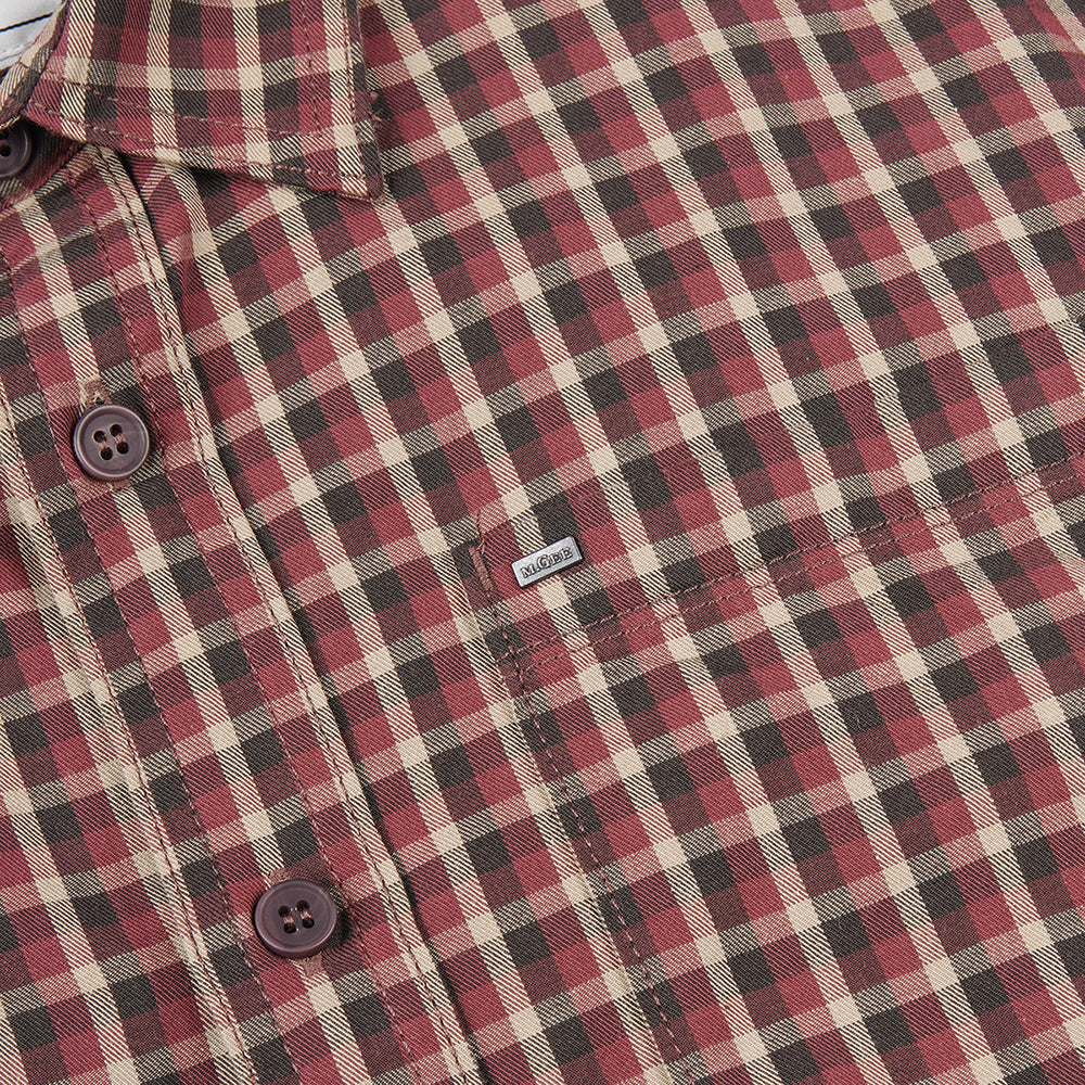 Shirt Long Sleeve Texas C042 Maroon